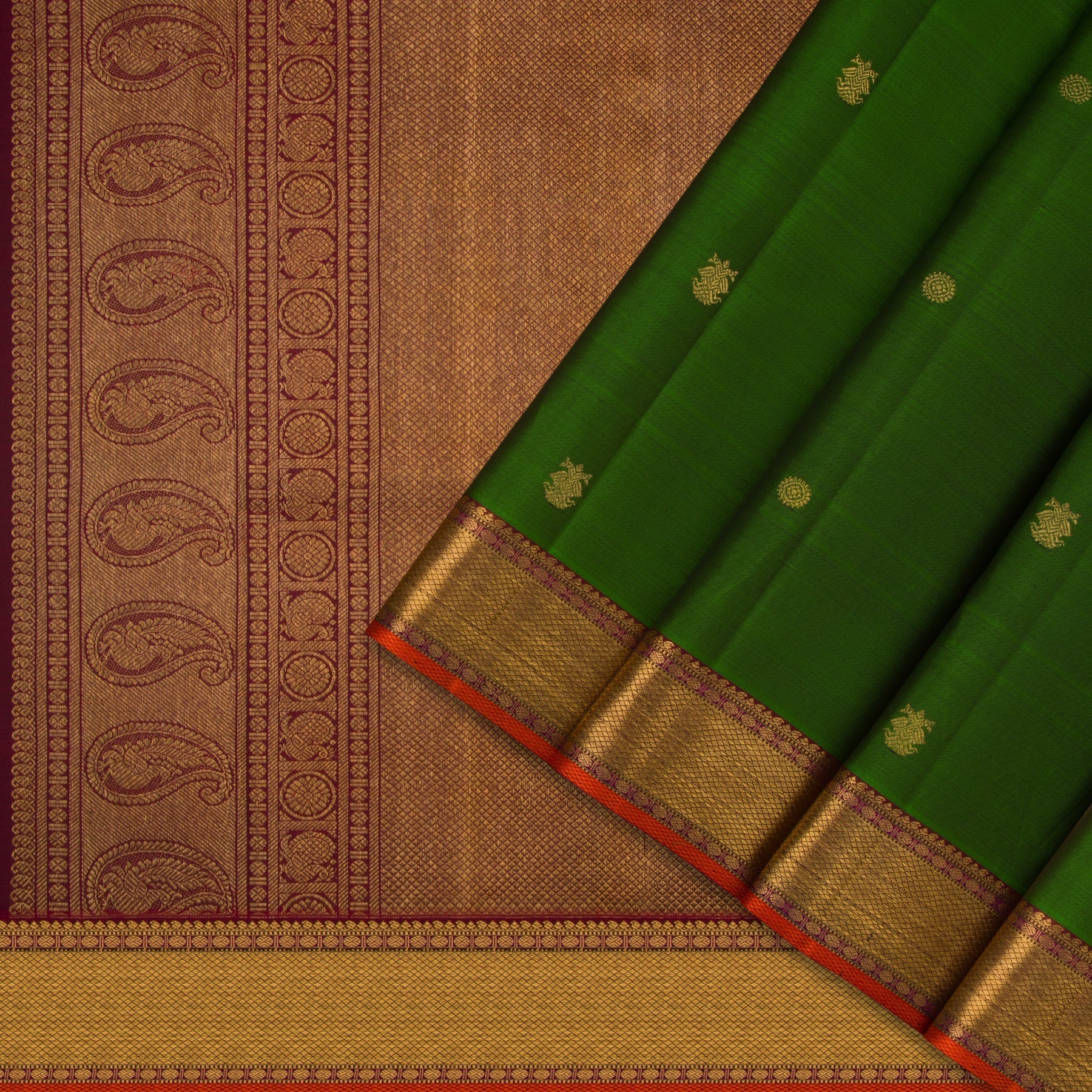 Kanakavalli Kanjivaram Silk Sari 23-110-HS001-03053 - Cover View