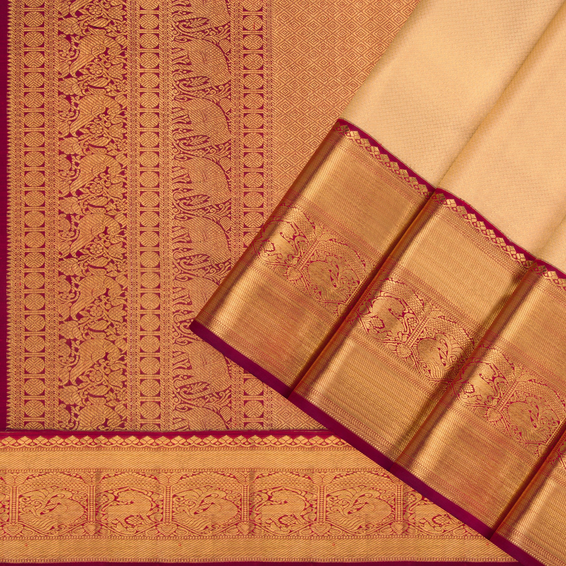 Kanakavalli Kanjivaram Silk Sari 23-110-HS001-03761 - Cover View