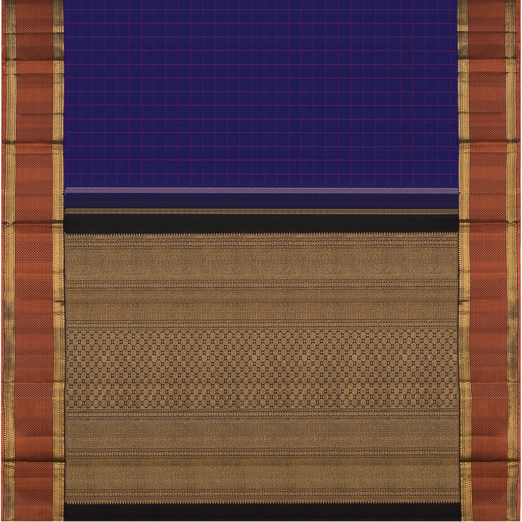 Kanakavalli Kanjivaram Silk Sari 23-110-HS001-03826 - Full View