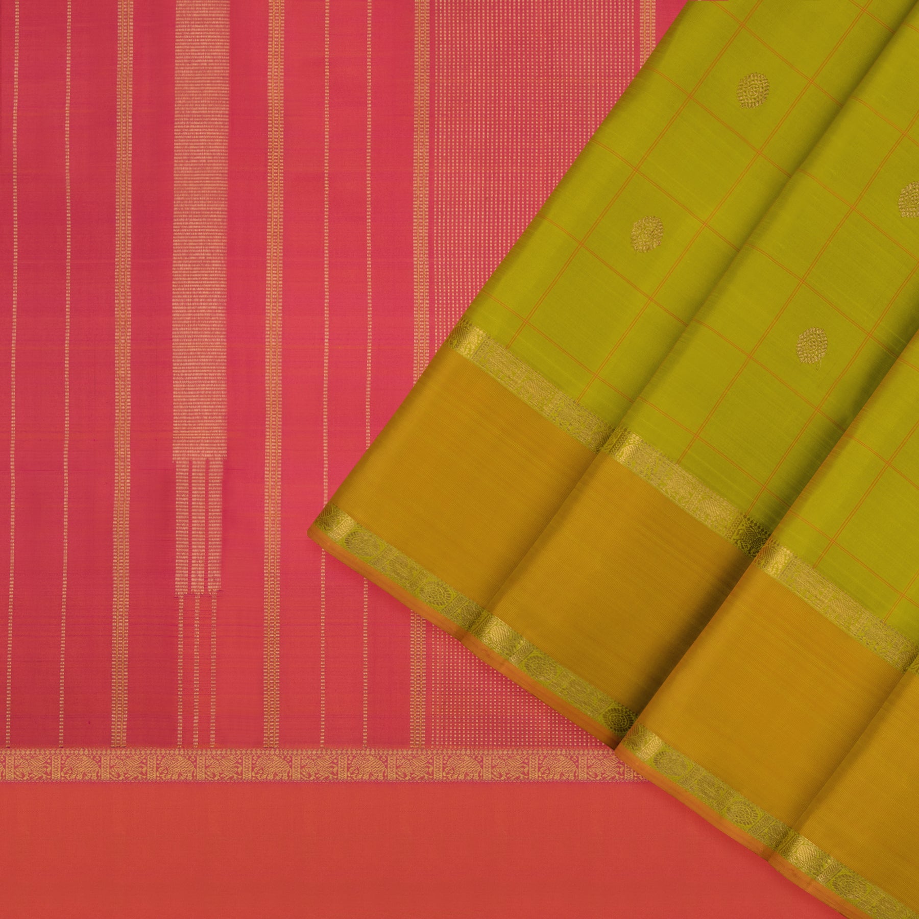 Kanakavalli Kanjivaram Silk Sari 23-110-HS001-03855 - Cover View