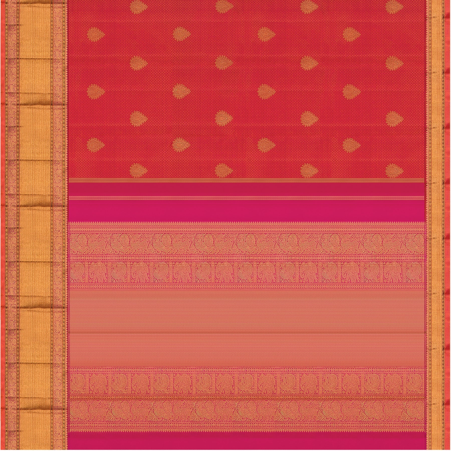 Kanakavalli Kanjivaram Silk Sari 23-110-HS001-03869 - Full View