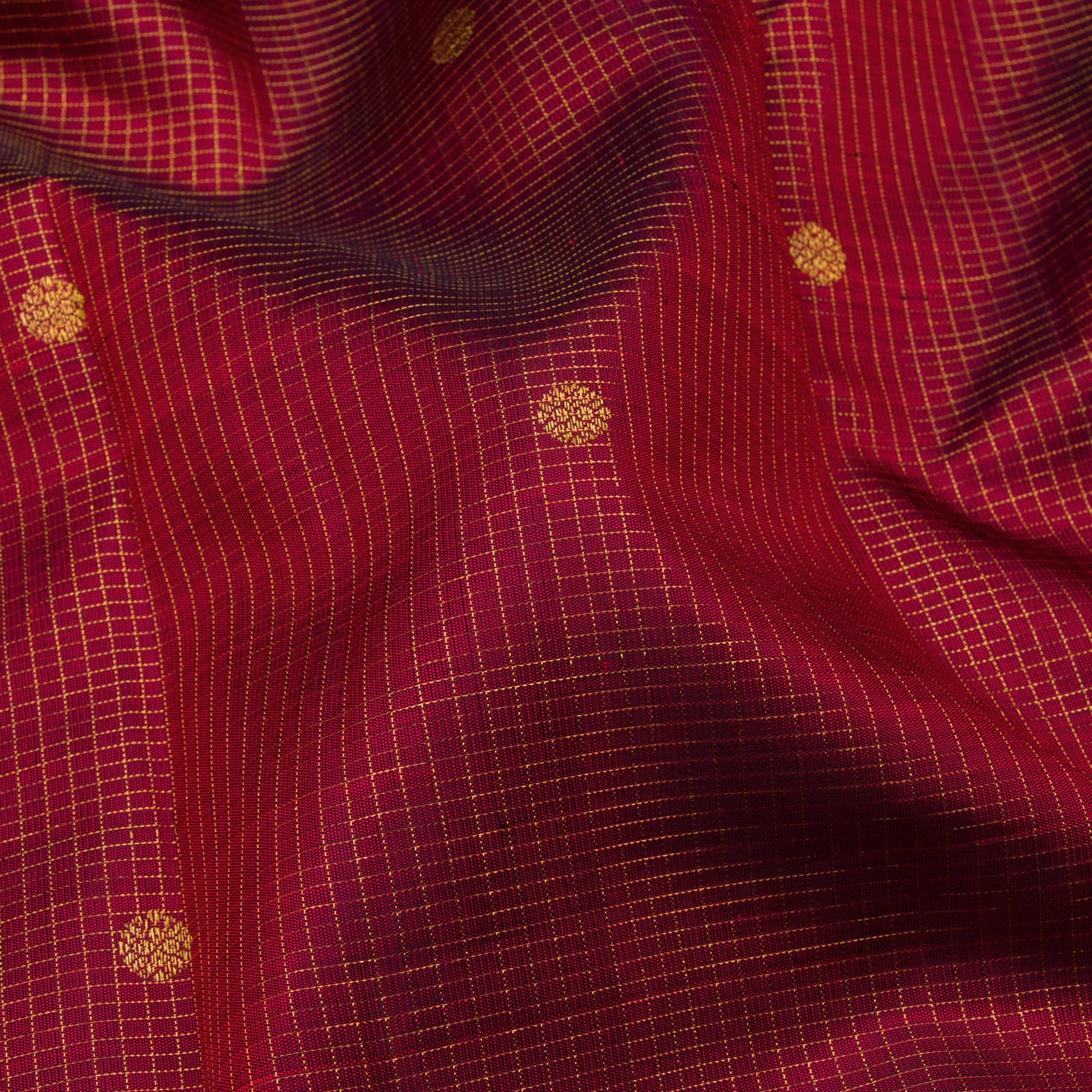 Kanakavalli Kanjivaram Silk Sari 23-110-HS001-06984 - Fabric View