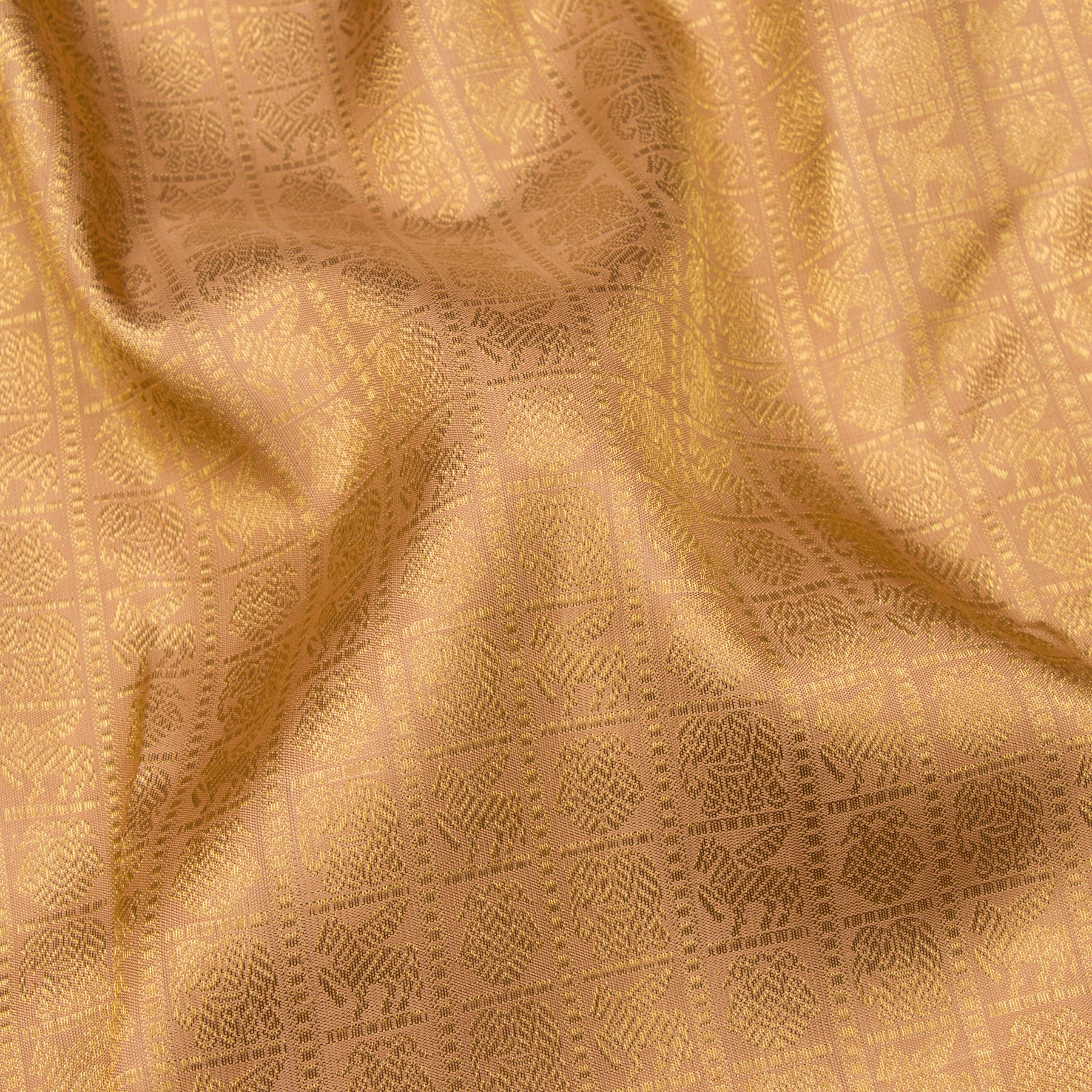 Kanakavalli Kanjivaram Silk Sari 23-110-HS001-07011 - Fabric View