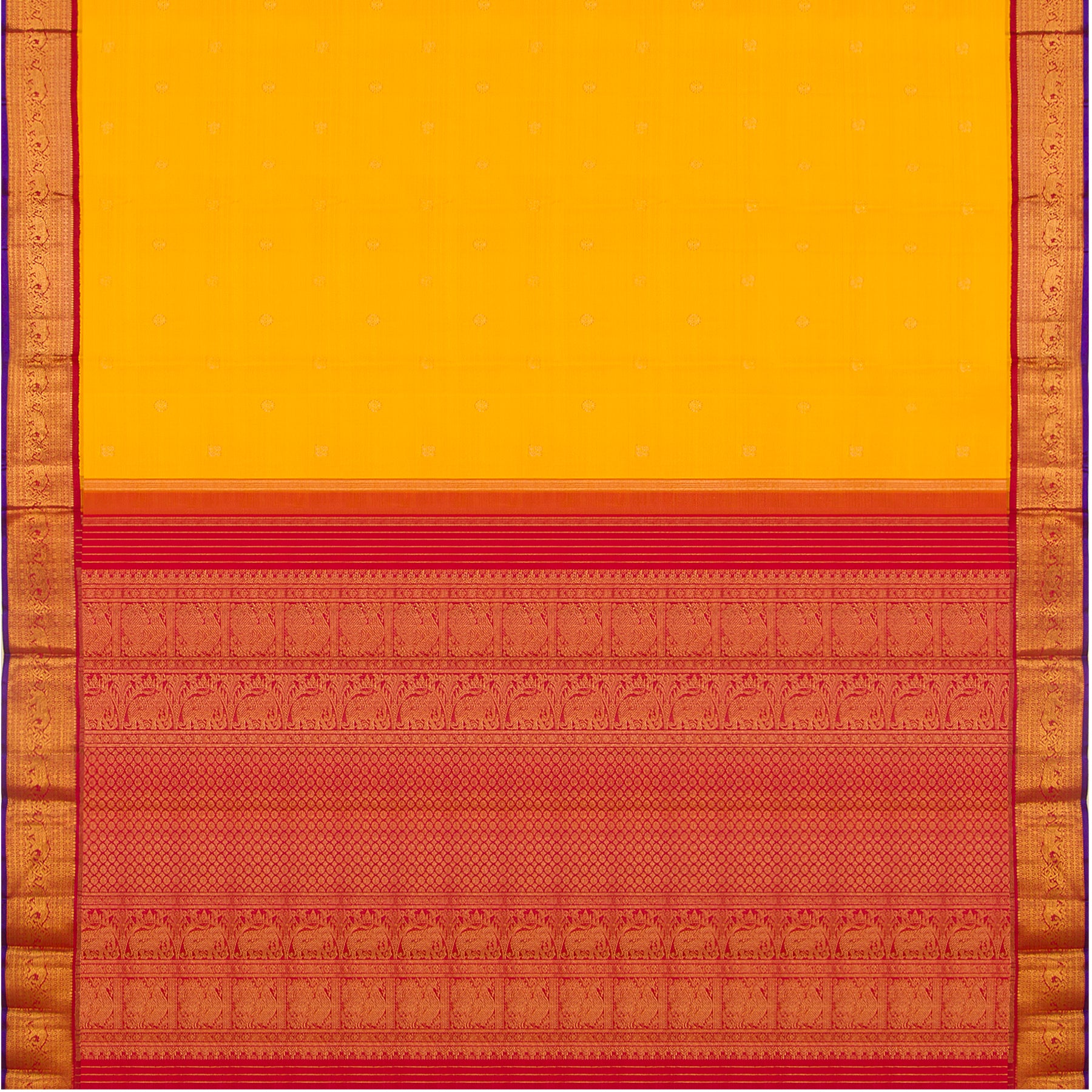Kanakavalli Kanjivaram Silk Sari 23-110-HS001-07012 - Full View