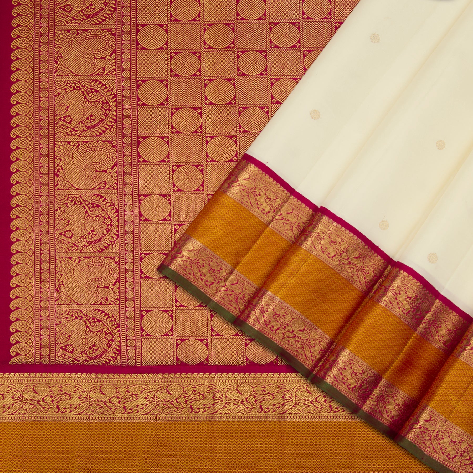 Kanakavalli Kanjivaram Silk Sari 23-110-HS001-07026 - Cover View