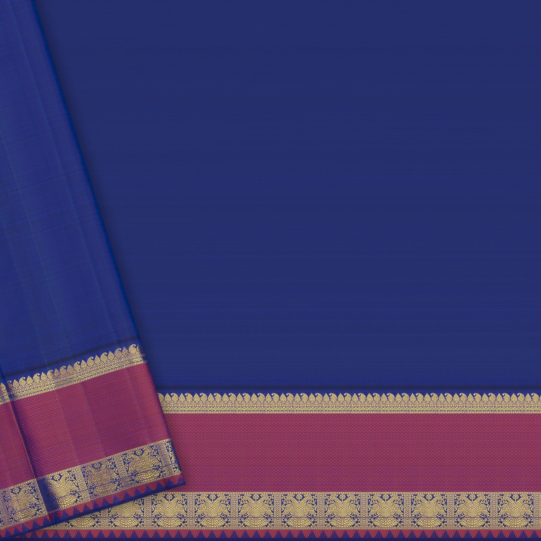 Kanakavalli Kanjivaram Silk Sari 23-110-HS001-08310 - Blouse View