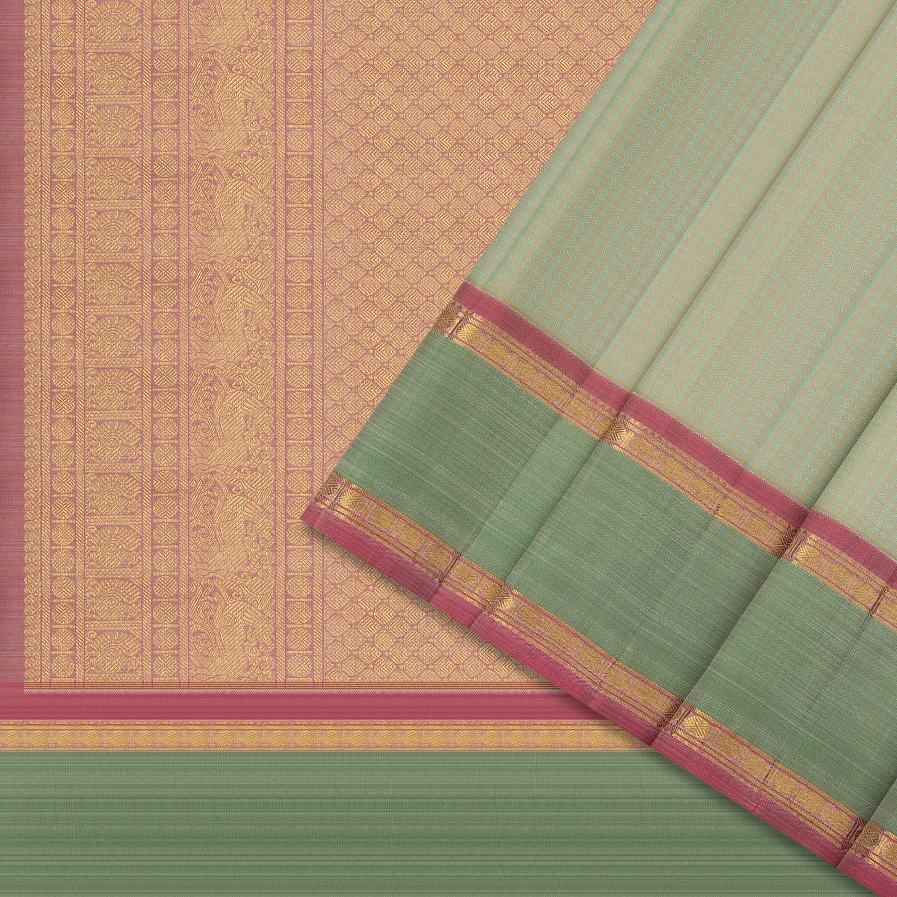 Kanakavalli Kanjivaram Silk Sari 23-110-HS001-09206 - Cover View
