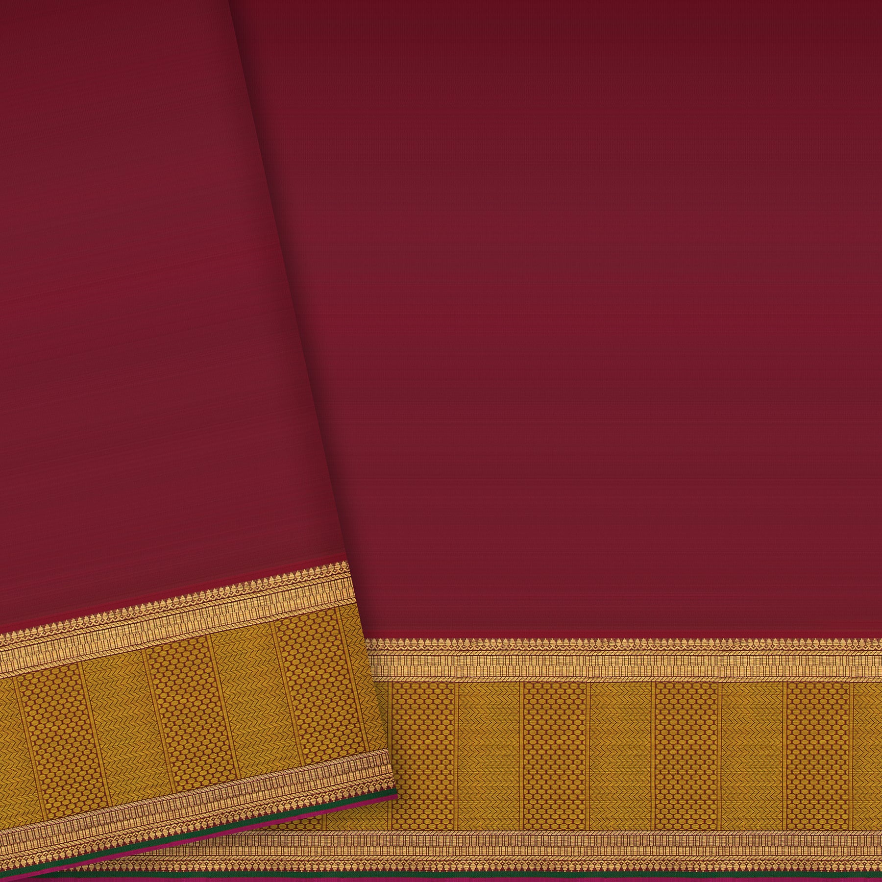 Kanakavalli Kanjivaram Silk Sari 23-110-HS001-09962 - Blouse View