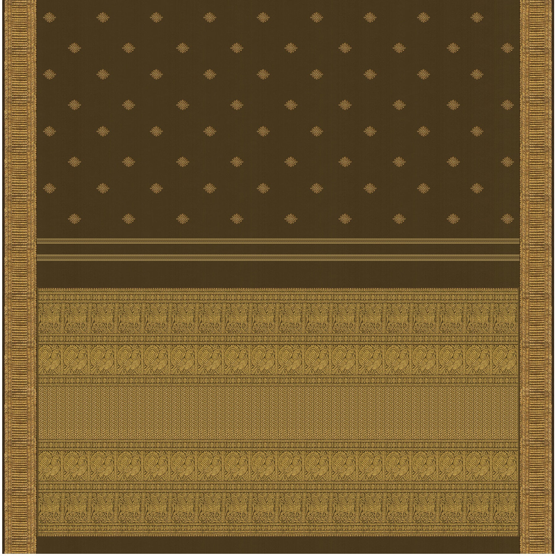 Kanakavalli Kanjivaram Silk Sari 23-110-HS001-12238 - Full View