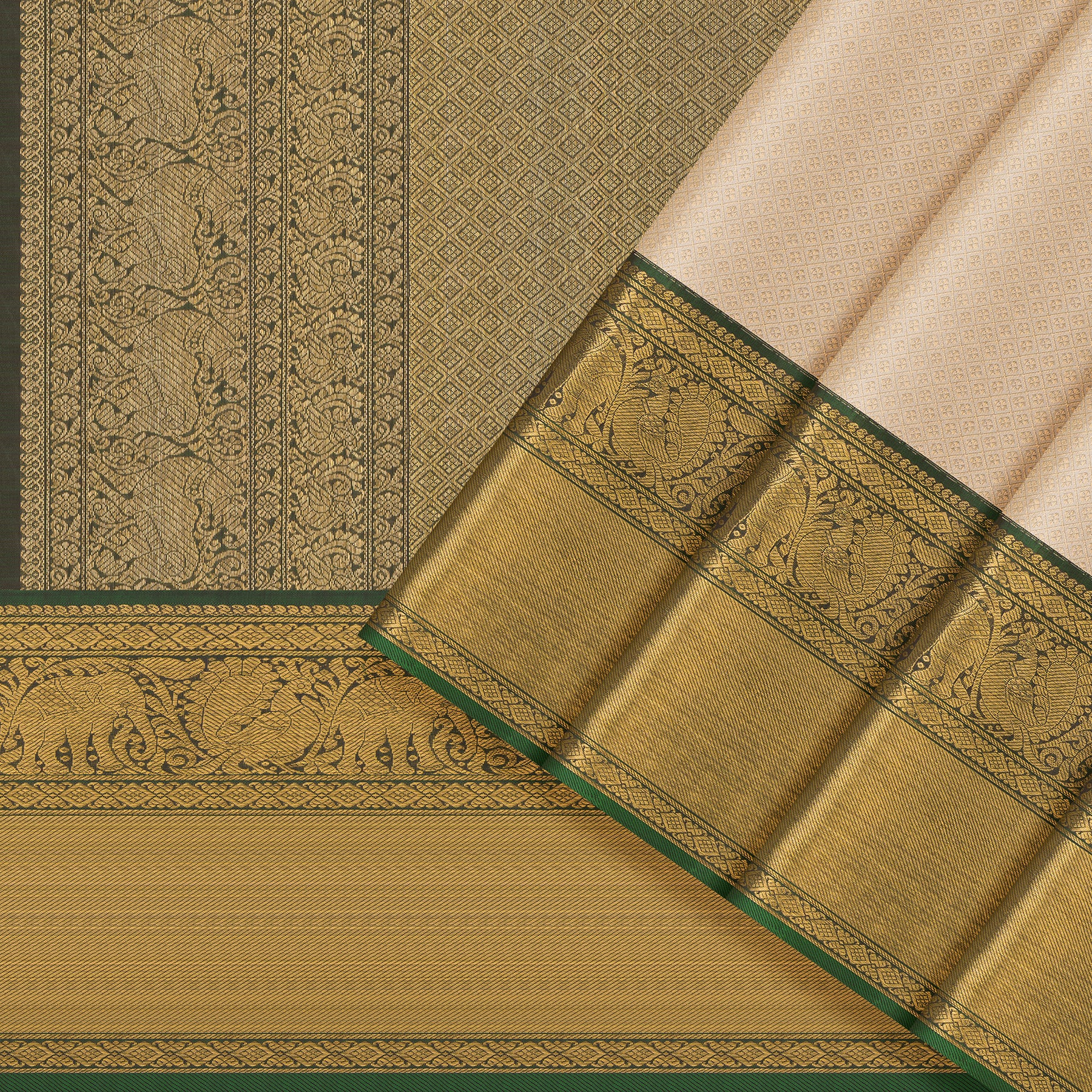 Kanakavalli Kanjivaram Silk Sari 23-110-HS001-13464 - Cover View