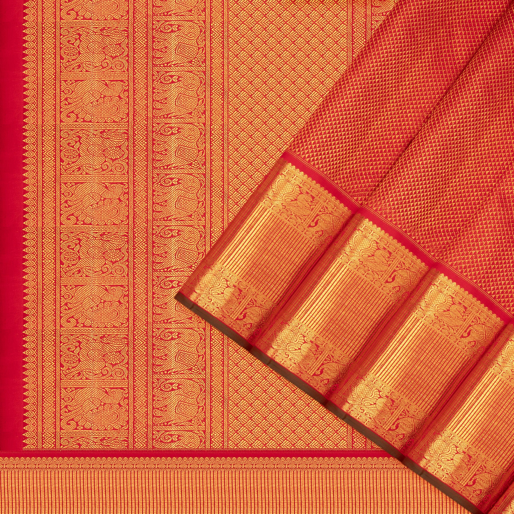 Kanakavalli Kanjivaram Silk Sari 23-110-HS001-13480 - Cover View