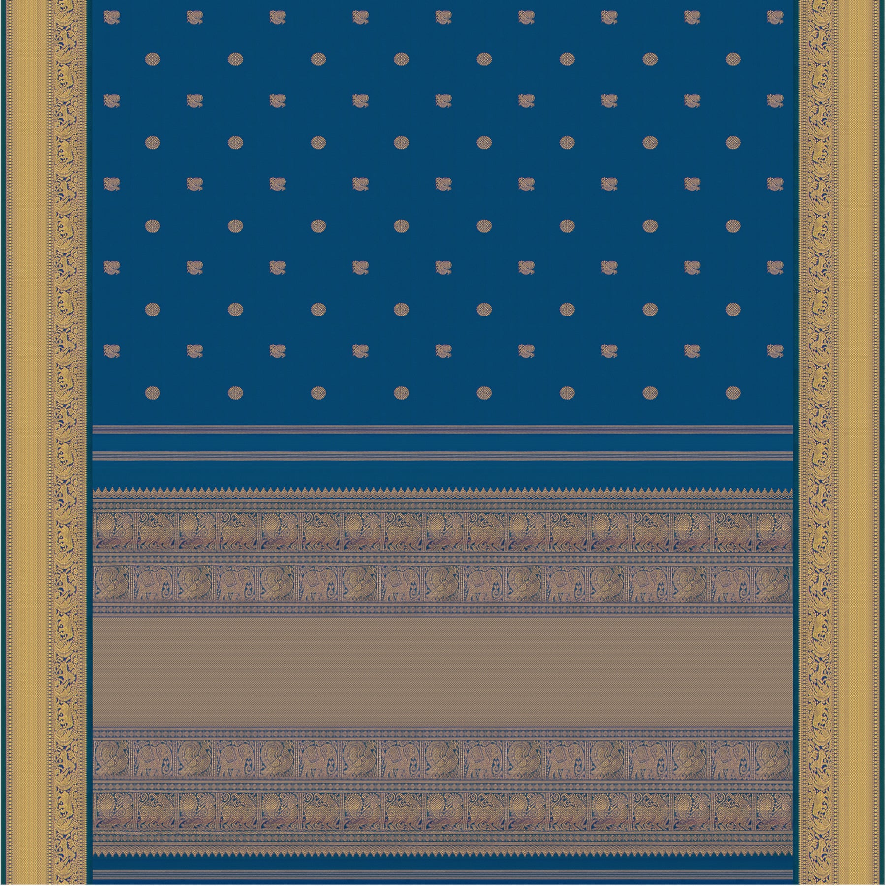 Kanakavalli Kanjivaram Silk Sari 23-110-HS001-13538 - Full View