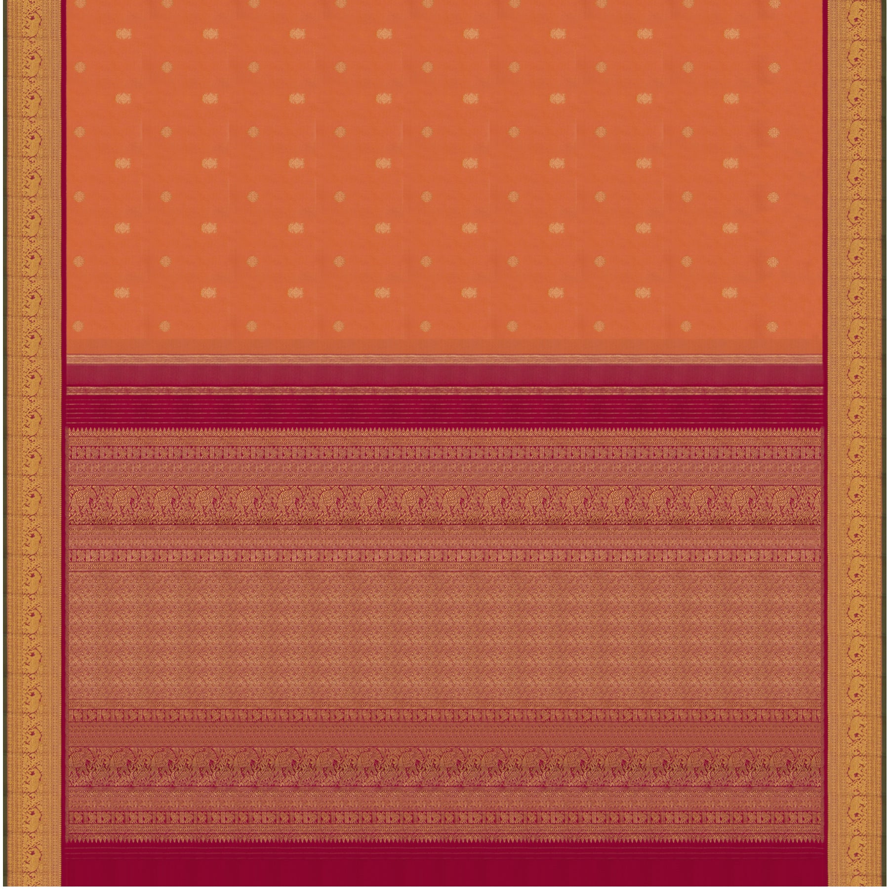 Kanakavalli Kanjivaram Silk Sari 23-110-HS001-13586 - Full View