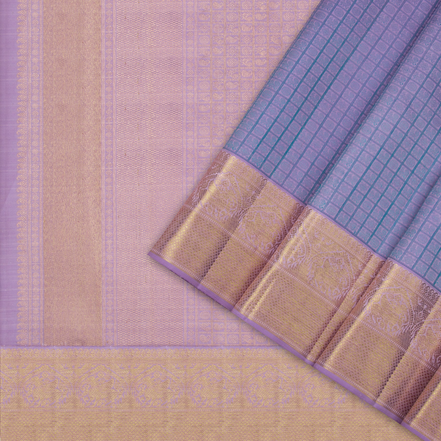 Kanakavalli Kanjivaram Silk Sari 23-110-HS001-14276 - Cover View