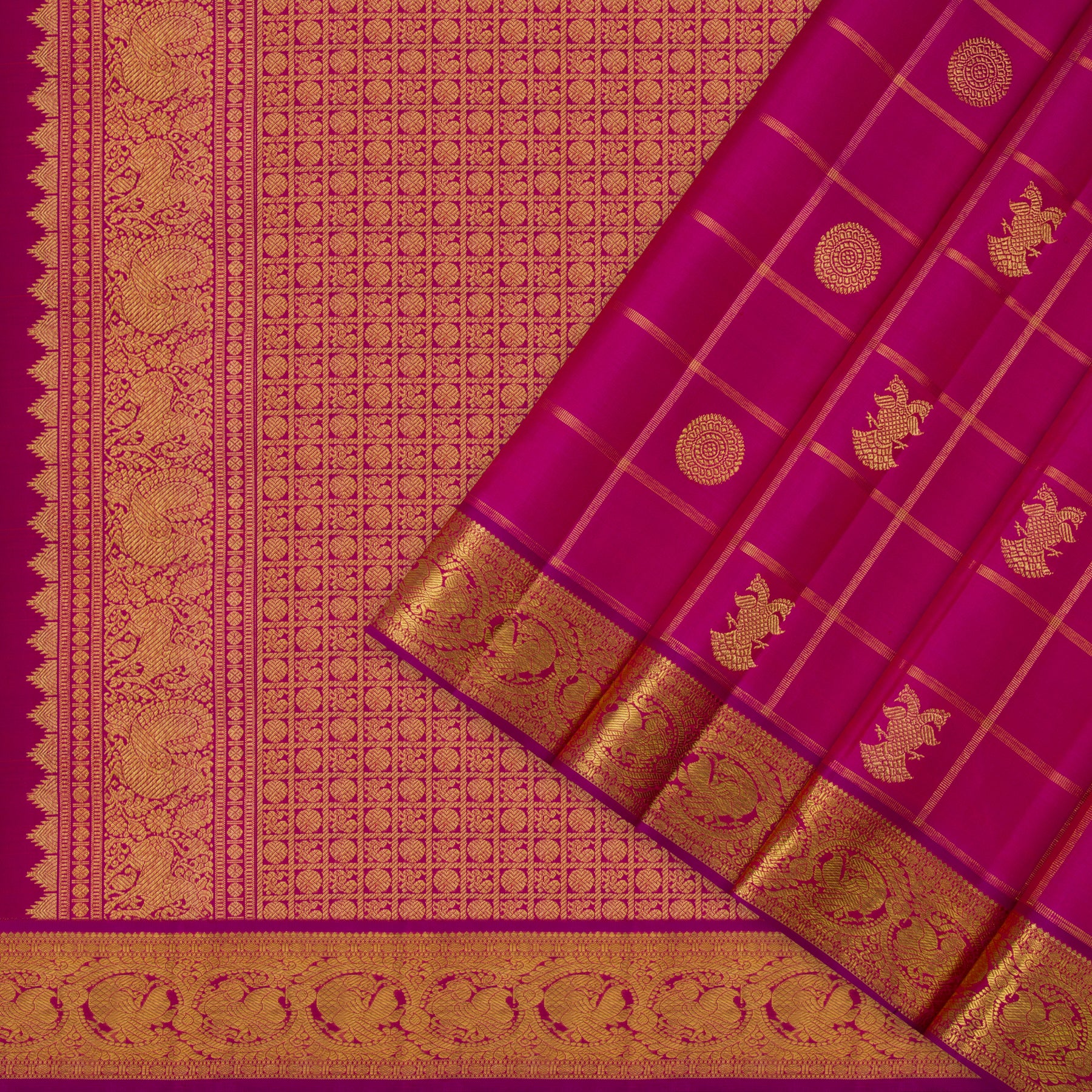 Kanakavalli Kanjivaram Silk Sari 23-110-HS001-14277 - Cover View