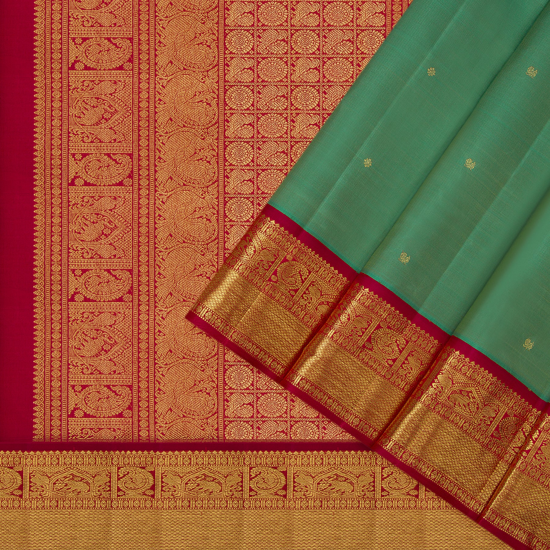 Kanakavalli Kanjivaram Silk Sari 23-110-HS001-14314 - Cover View