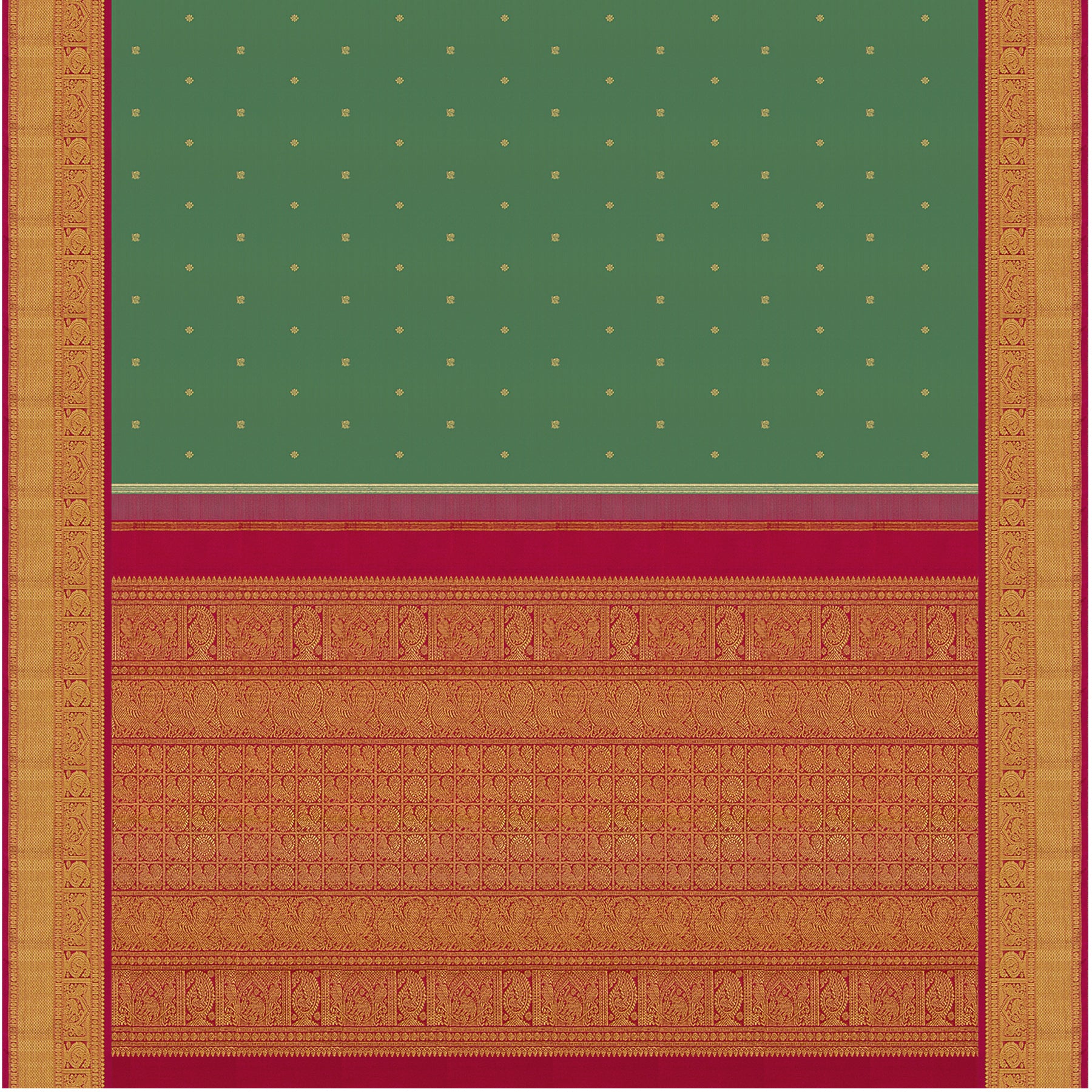 Kanakavalli Kanjivaram Silk Sari 23-110-HS001-14314 - Full View