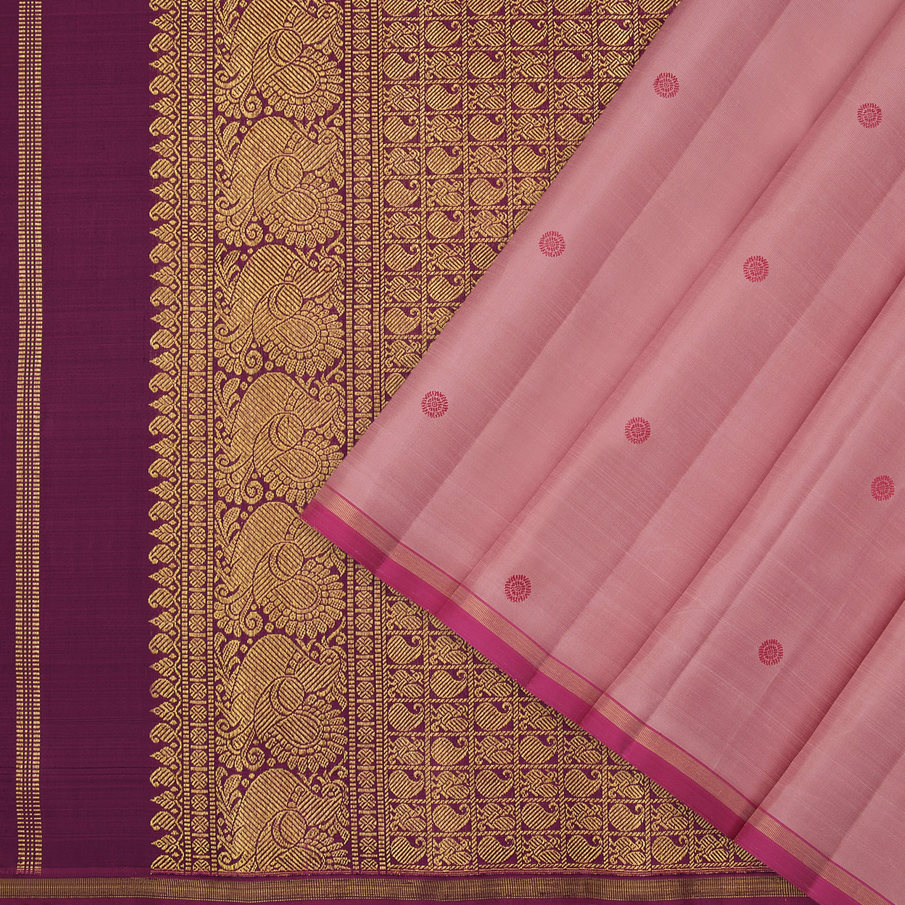 Kanakavalli Kanjivaram Silk Sari 23-110-HS001-14316 - Cover View