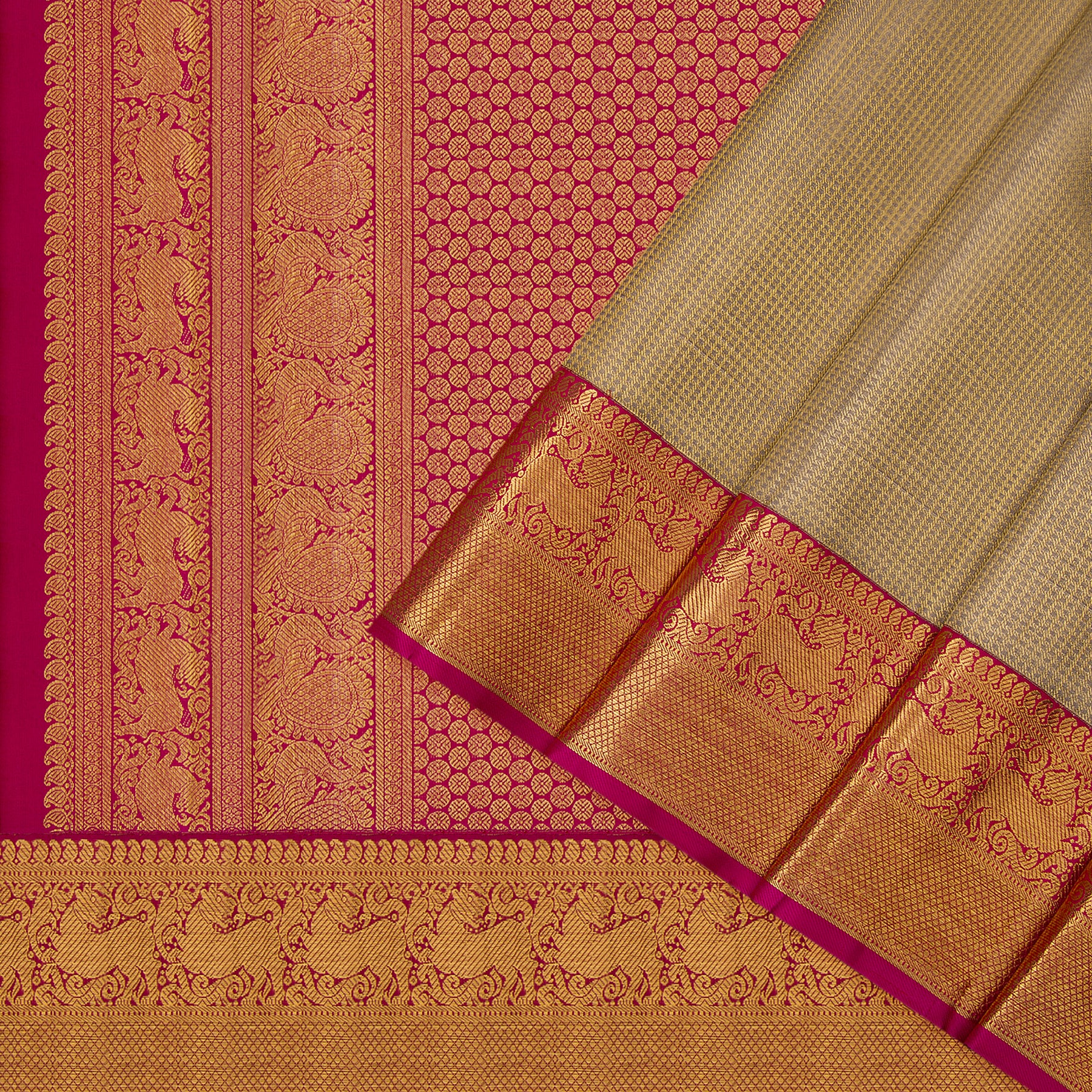 Kanakavalli Kanjivaram Silk Sari 23-110-HS001-14320 - Cover View