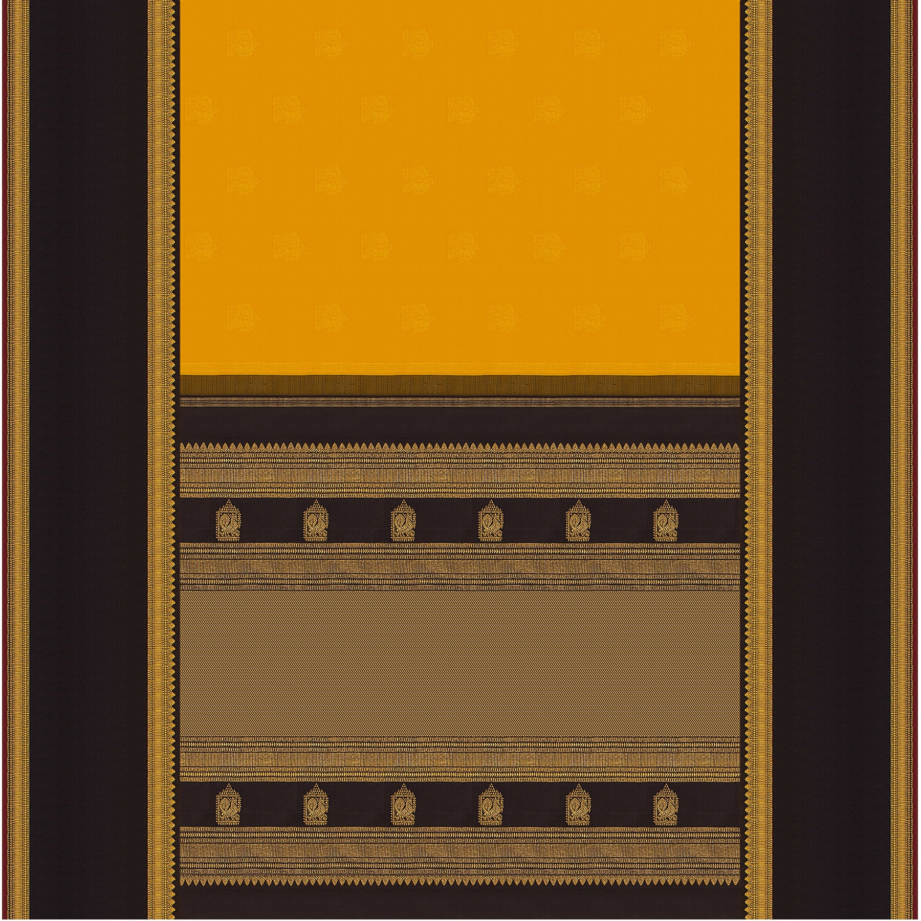 Kanakavalli Kanjivaram Silk Sari 23-110-HS001-14332 - Full View