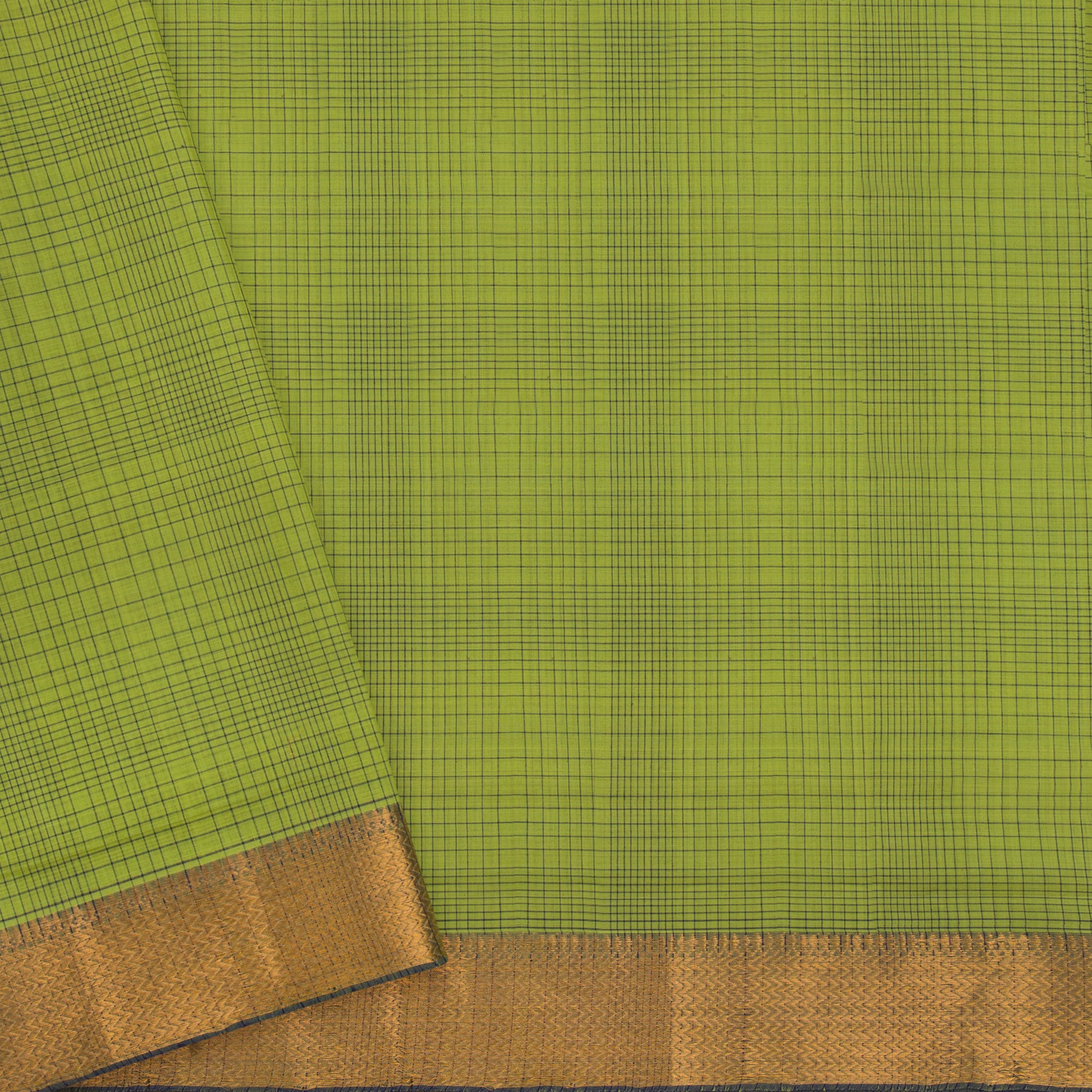 Kanakavalli Mangalgiri Cotton Sari 23-261-HS003-04253 - Blouse View