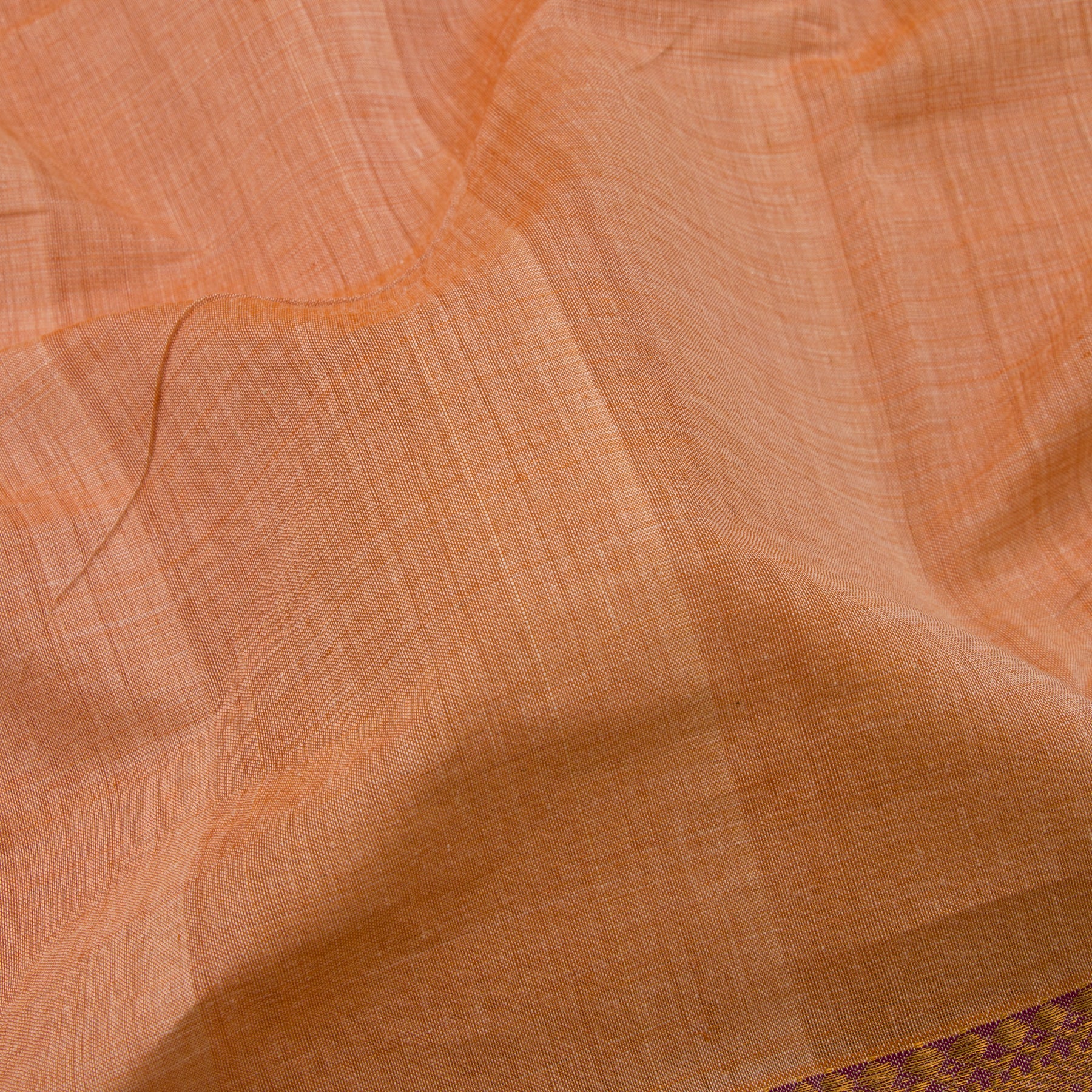 Kanakavalli Mangalgiri Cotton Sari 23-261-HS003-04368 - Fabric View