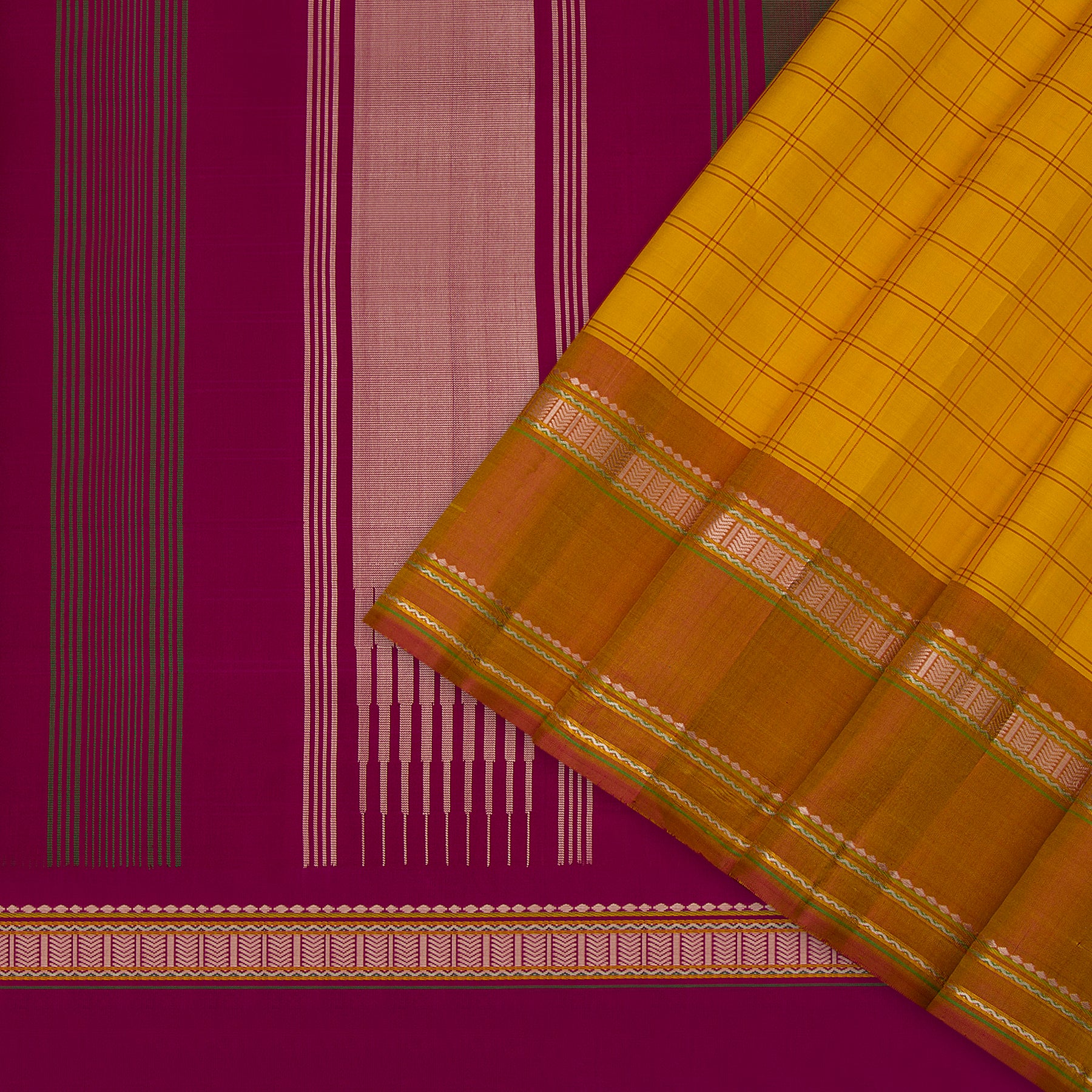 Kanakavalli Kanjivaram Silk Sari 23-430-HS001-09040 - Cover View