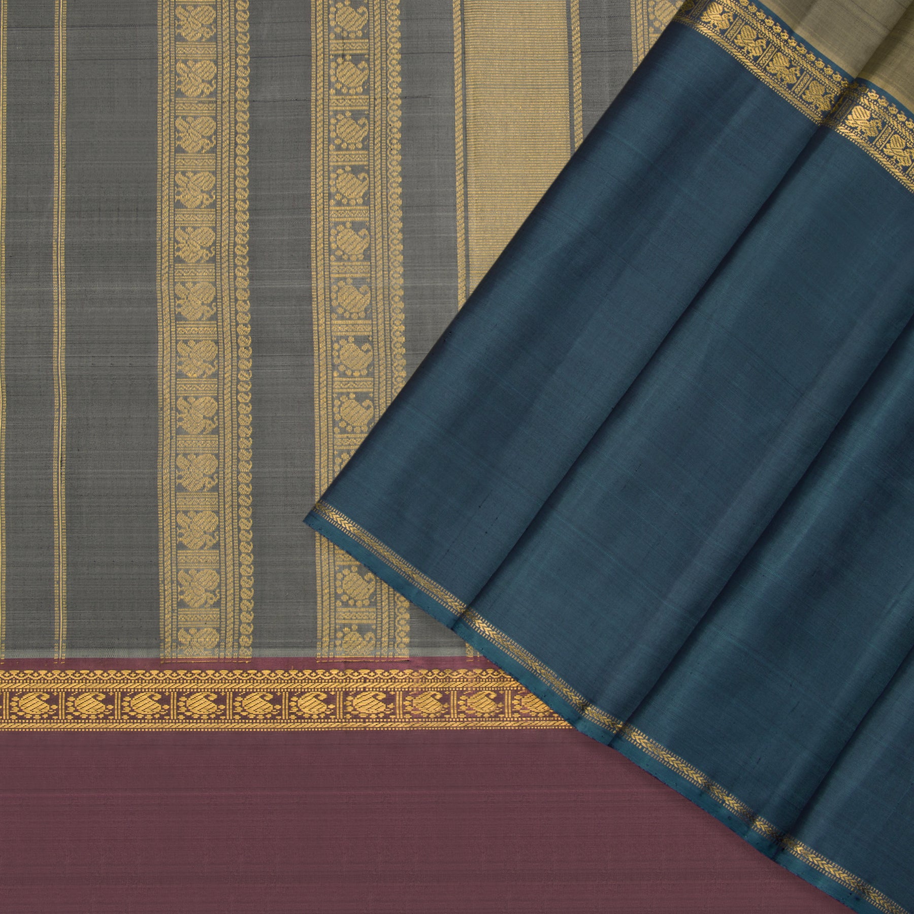 Kanakavalli Kanjivaram Silk Sari 23-560-HS001-04627 - Cover View