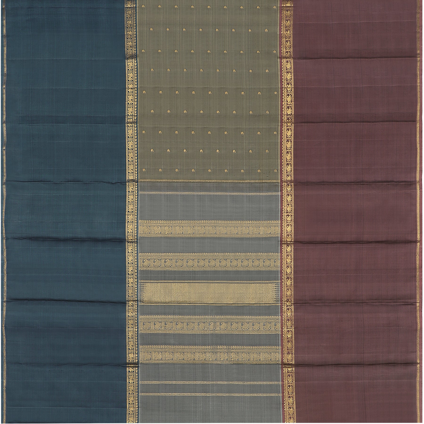 Kanakavalli Kanjivaram Silk Sari 23-560-HS001-04627 - Full View