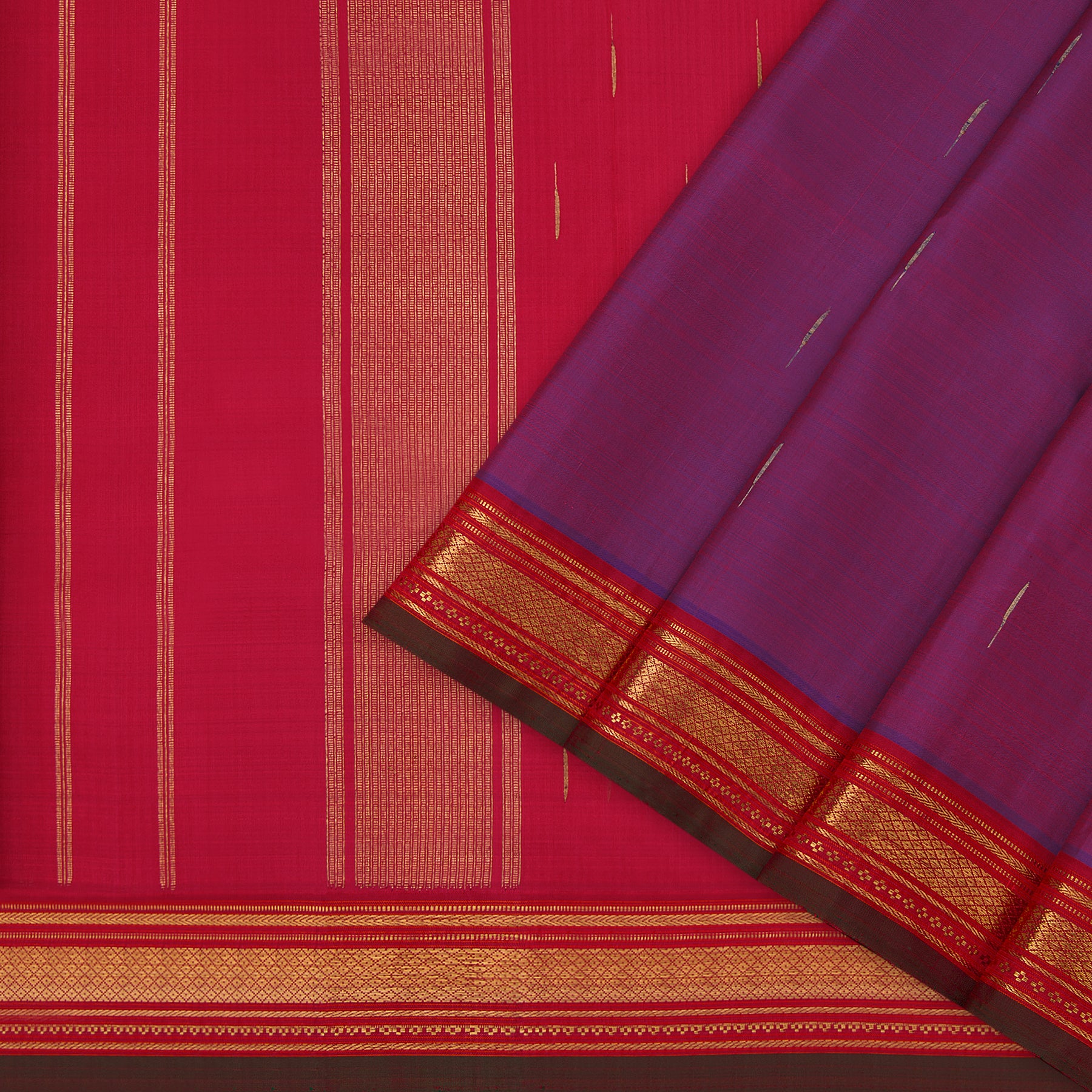 Kanakavalli Kanjivaram Silk Sari 23-560-HS001-13209 - Cover View