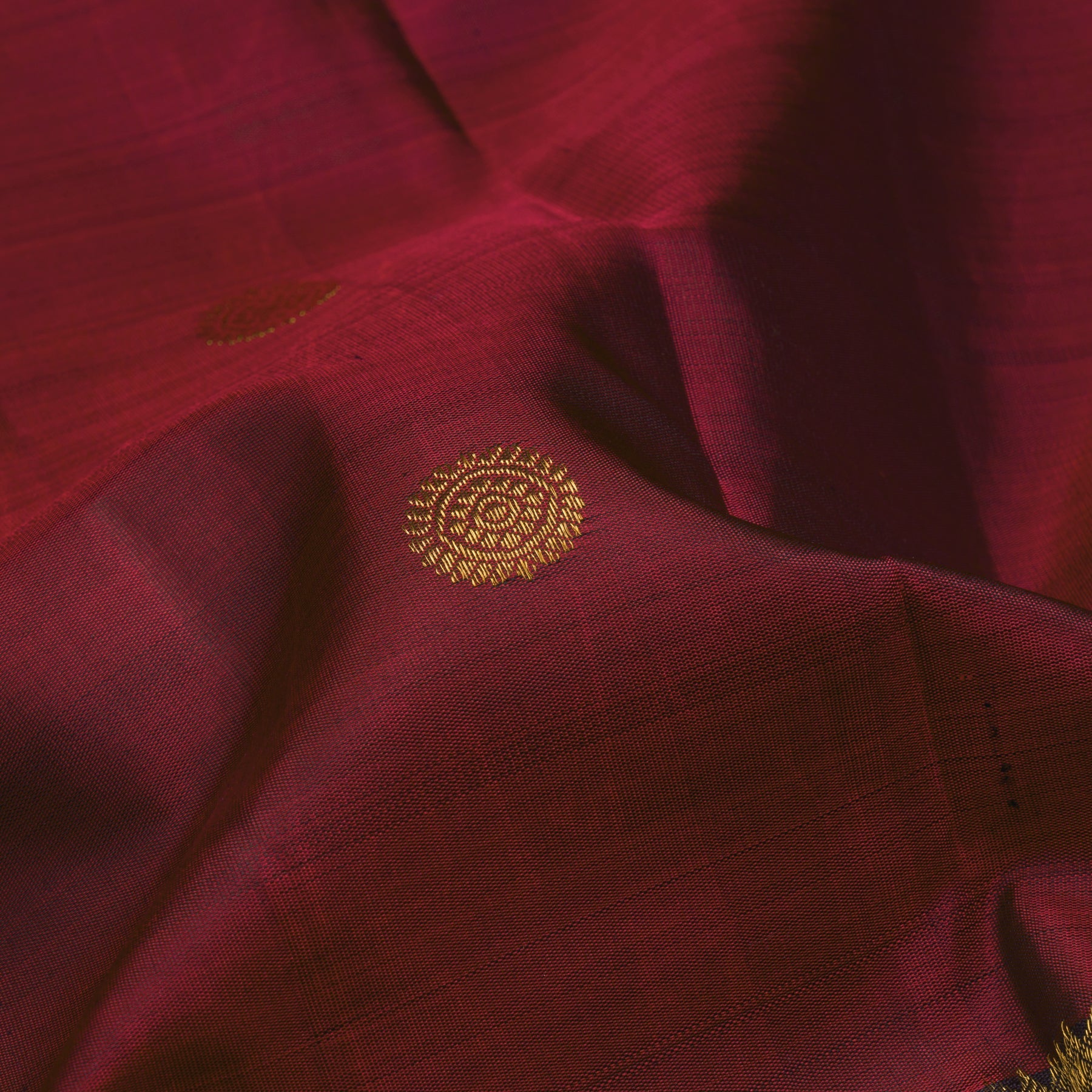 Kanakavalli Kanjivaram Silk Sari 23-595-HS001-00400 - Fabric View