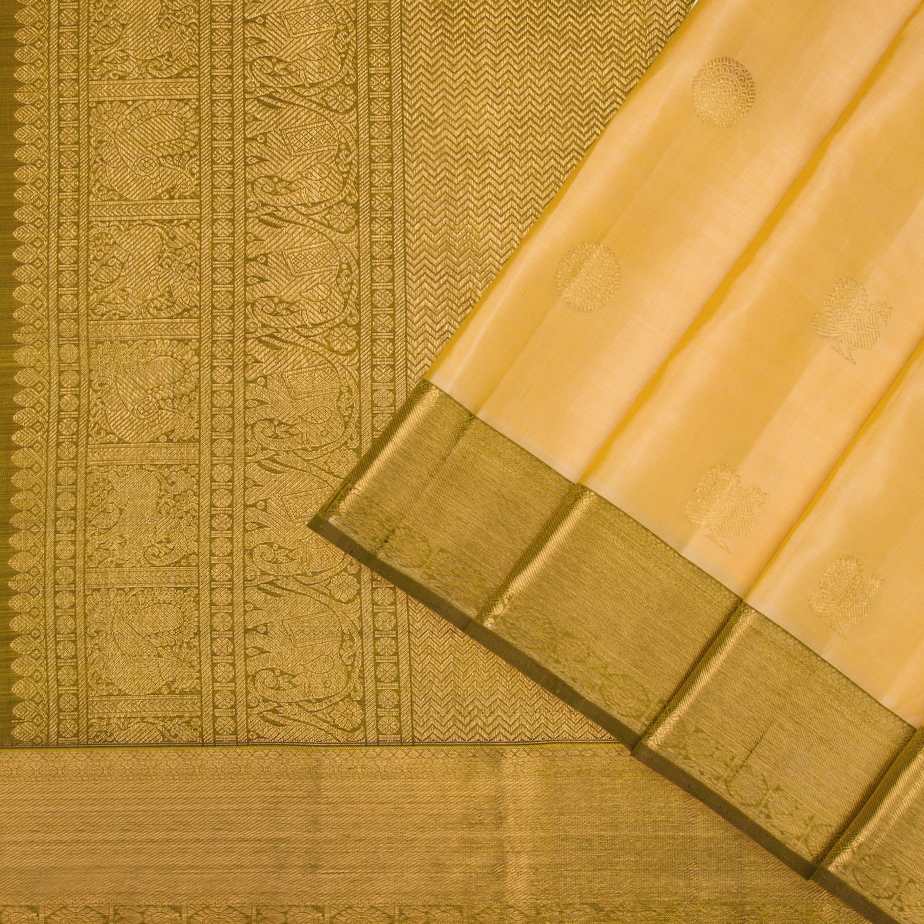 Kanakavalli Kanjivaram Silk Sari 23-595-HS001-00457 - Cover View