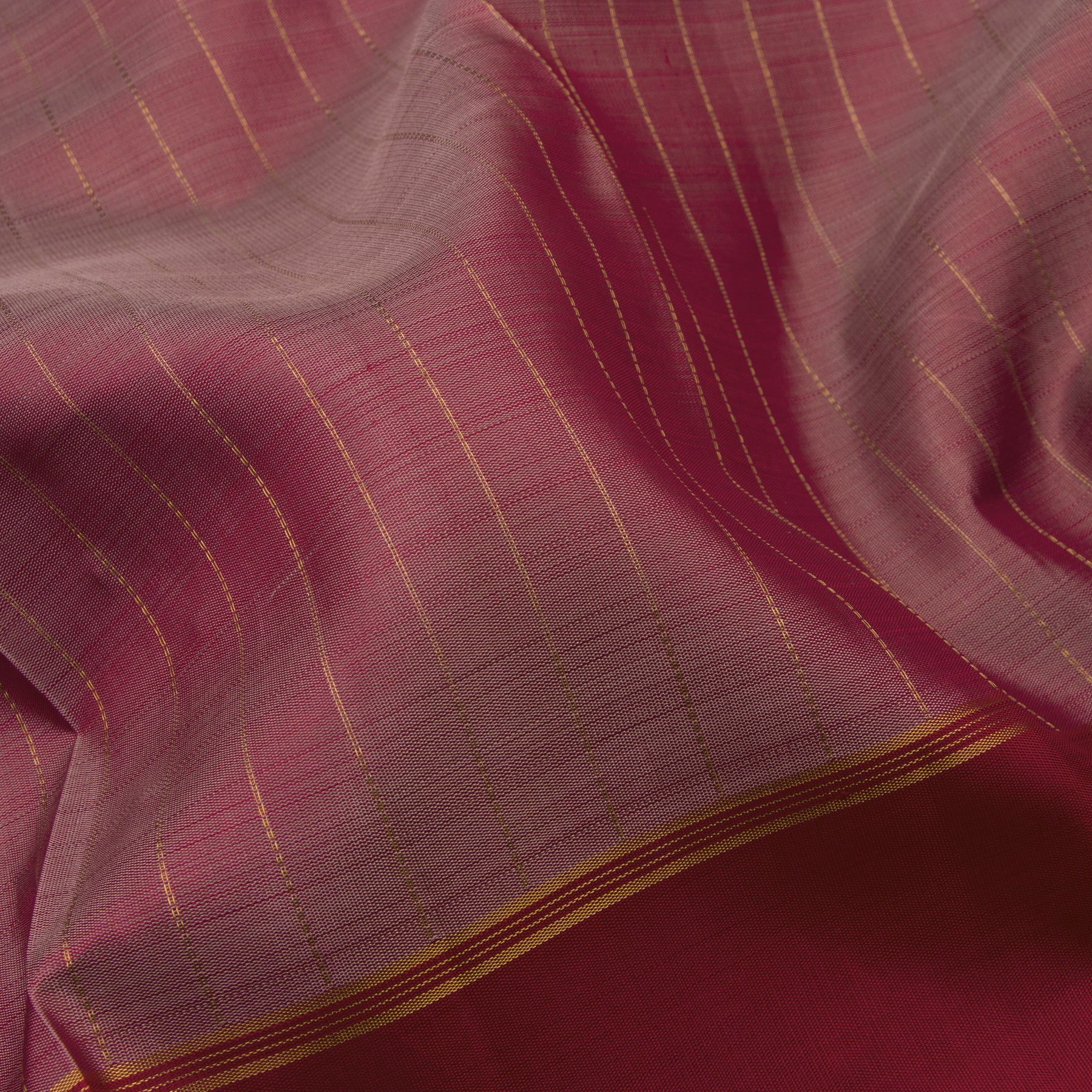 Kanakavalli Kanjivaram Silk Sari 23-595-HS001-01761 - Fabric View