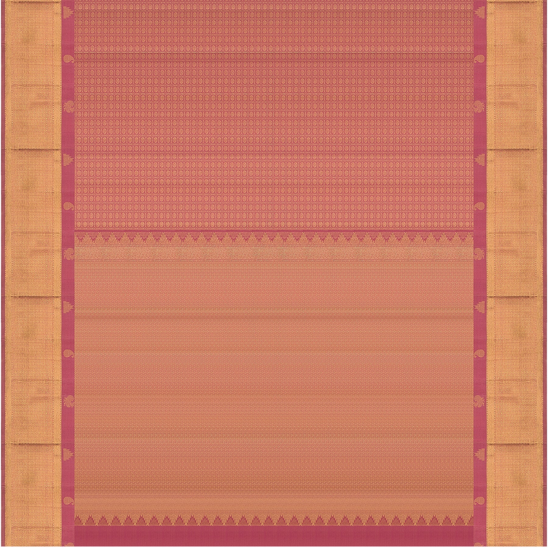Kanakavalli Kanjivaram Silk Sari 23-595-HS001-01856 - Full View