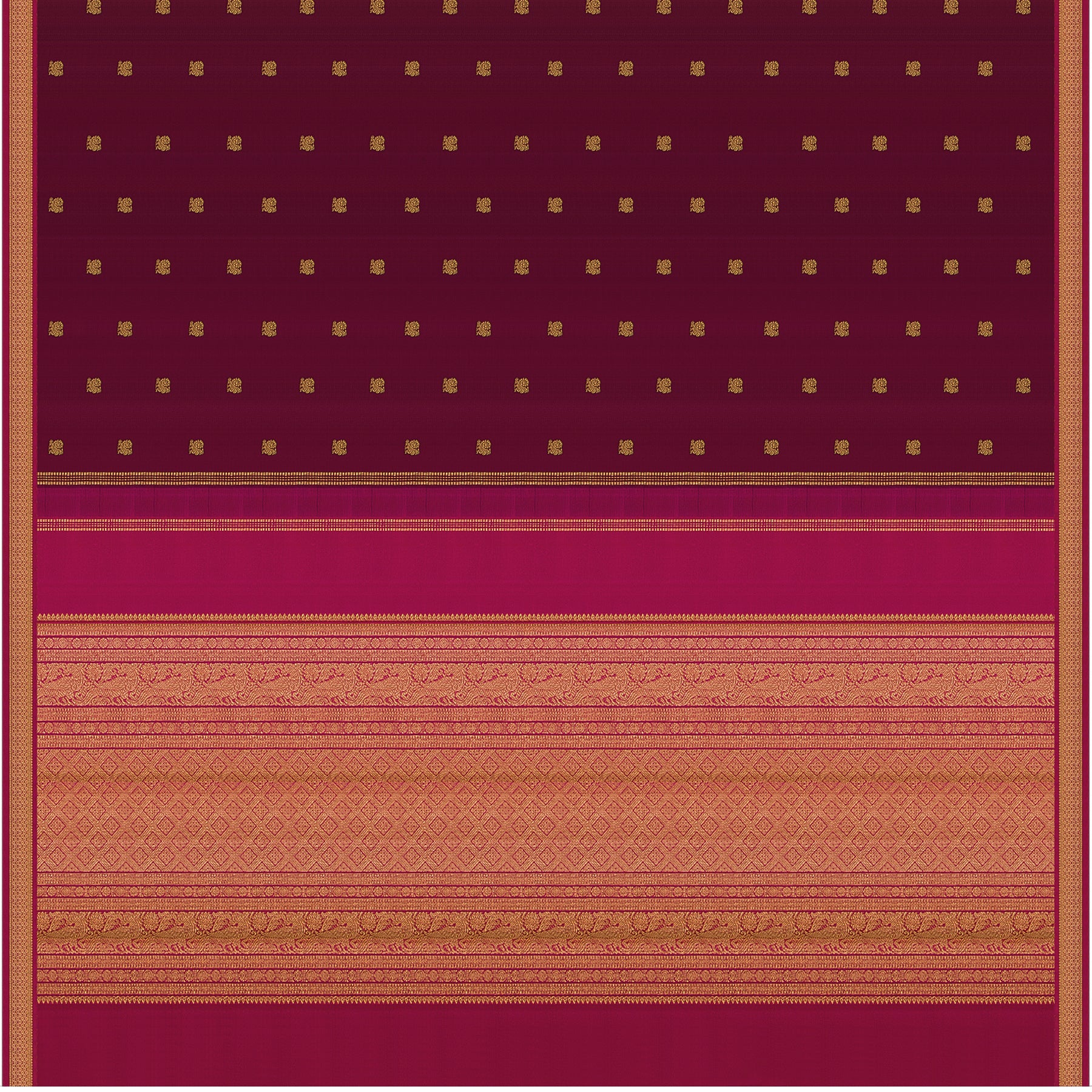 Kanakavalli Kanjivaram Silk Sari 23-595-HS001-02850 - Full View
