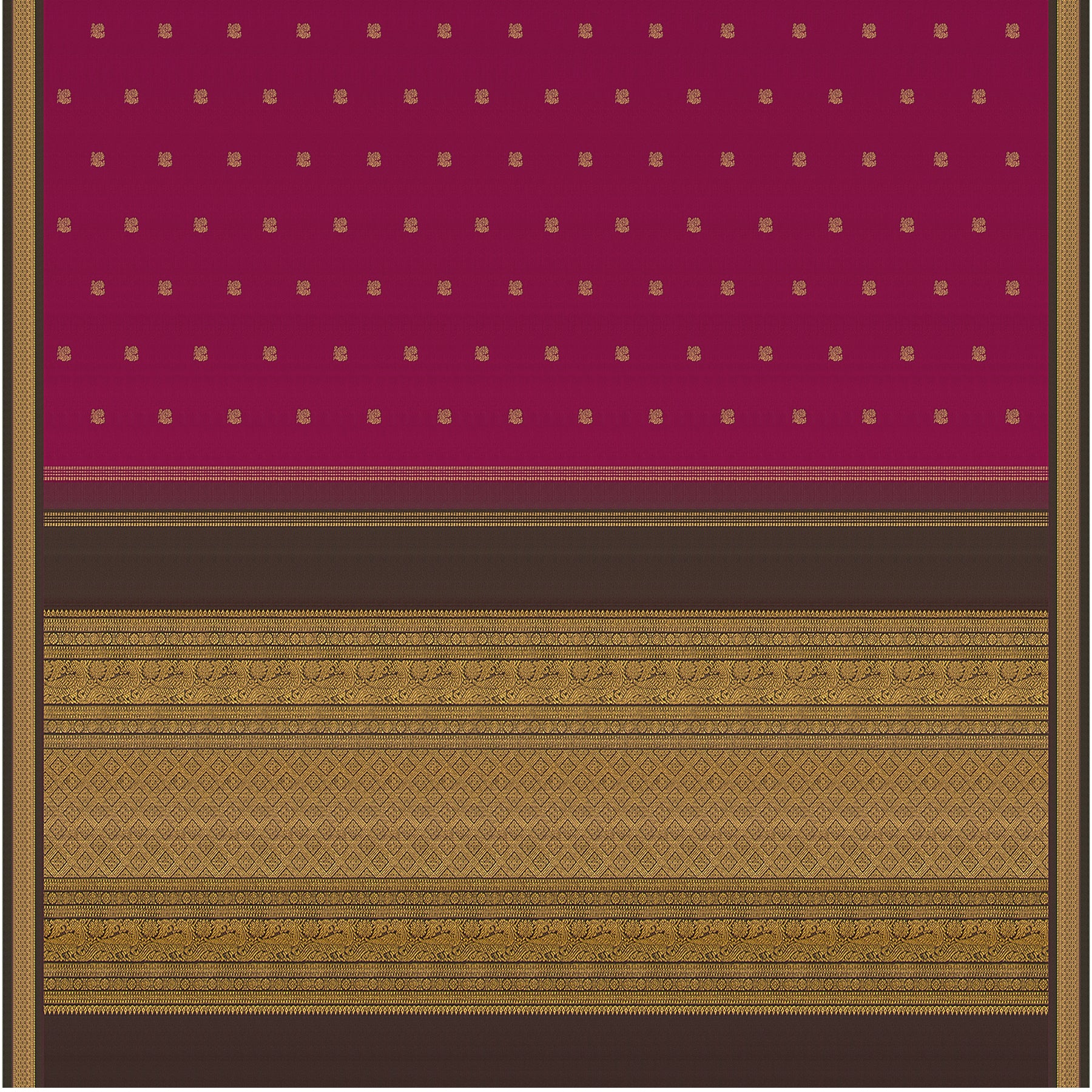 Kanakavalli Kanjivaram Silk Sari 23-595-HS001-02856 - Full View