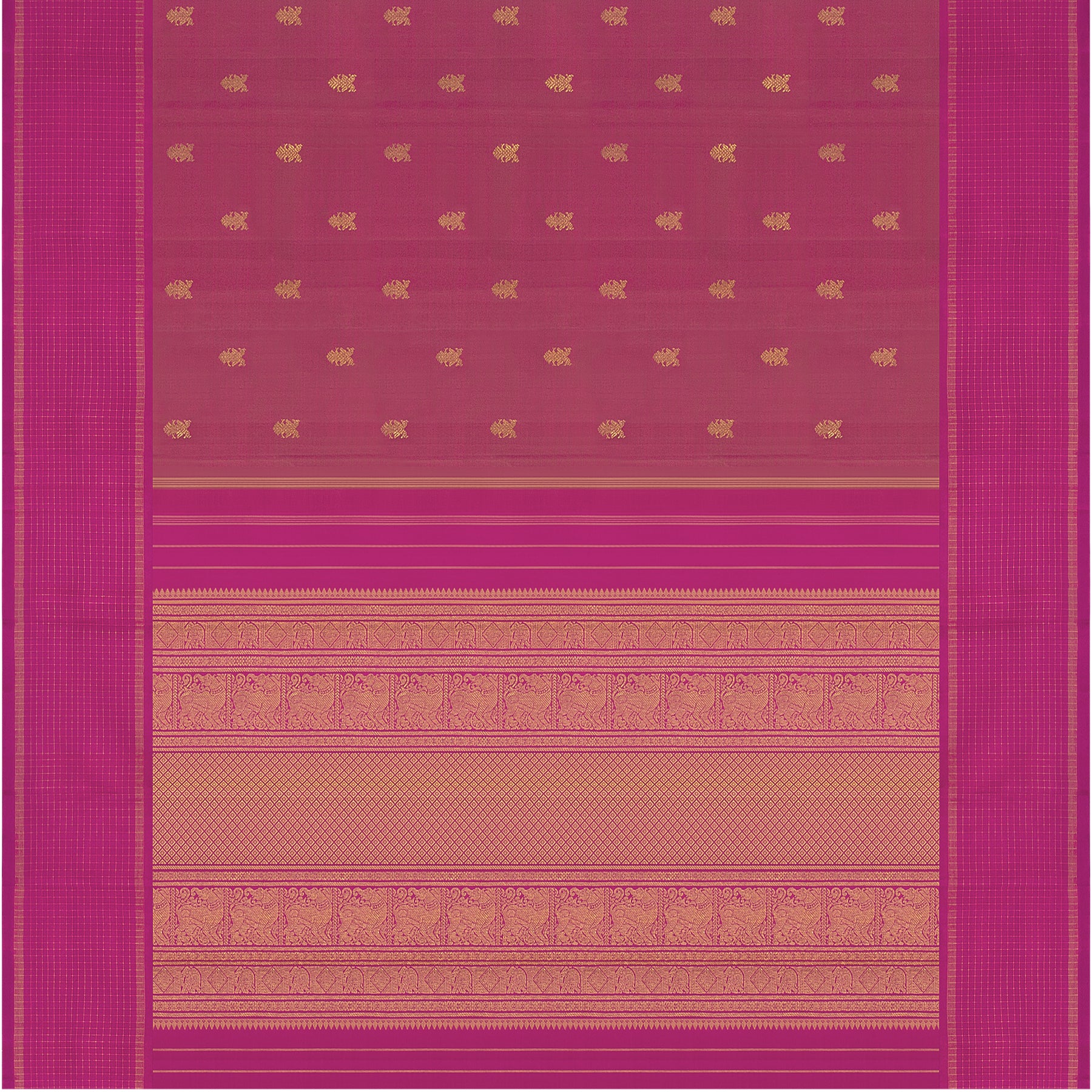 Kanakavalli Kanjivaram Silk Sari 23-595-HS001-02864 - Full View