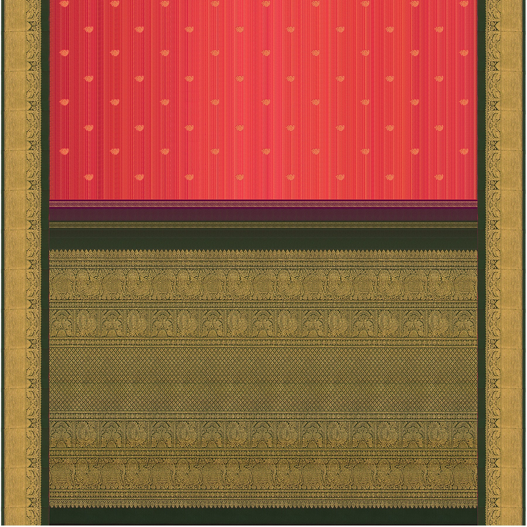 Kanakavalli Kanjivaram Silk Sari 23-595-HS001-02934 - Full View