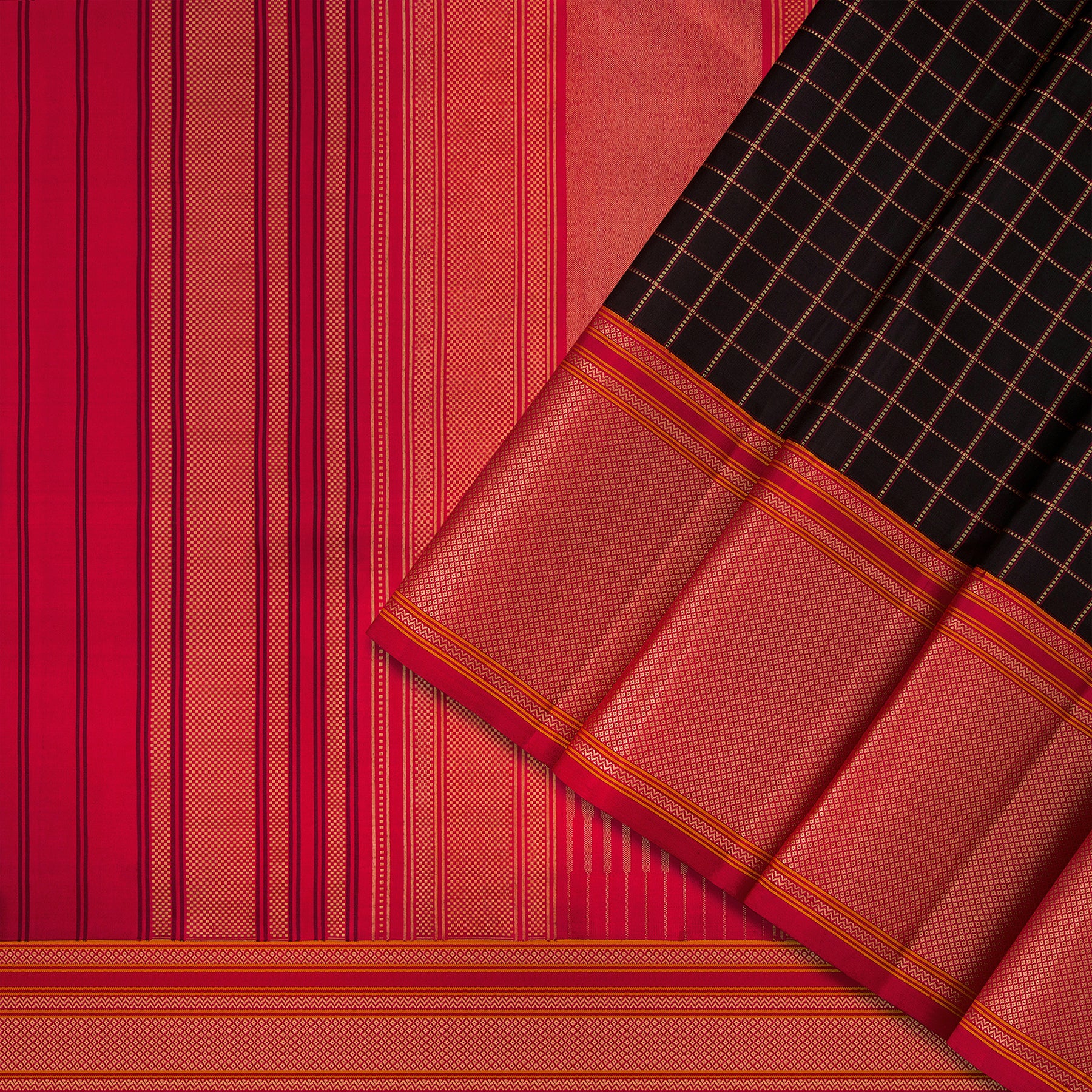Kanakavalli Kanjivaram Silk Sari 23-595-HS001-02942 - Cover View