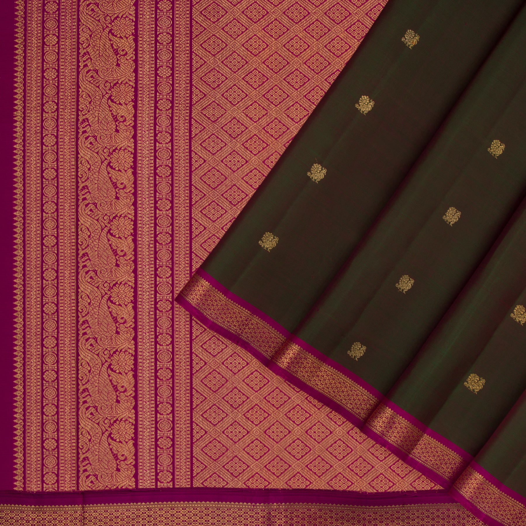 Kanakavalli Kanjivaram Silk Sari 23-595-HS001-03684 - Cover View
