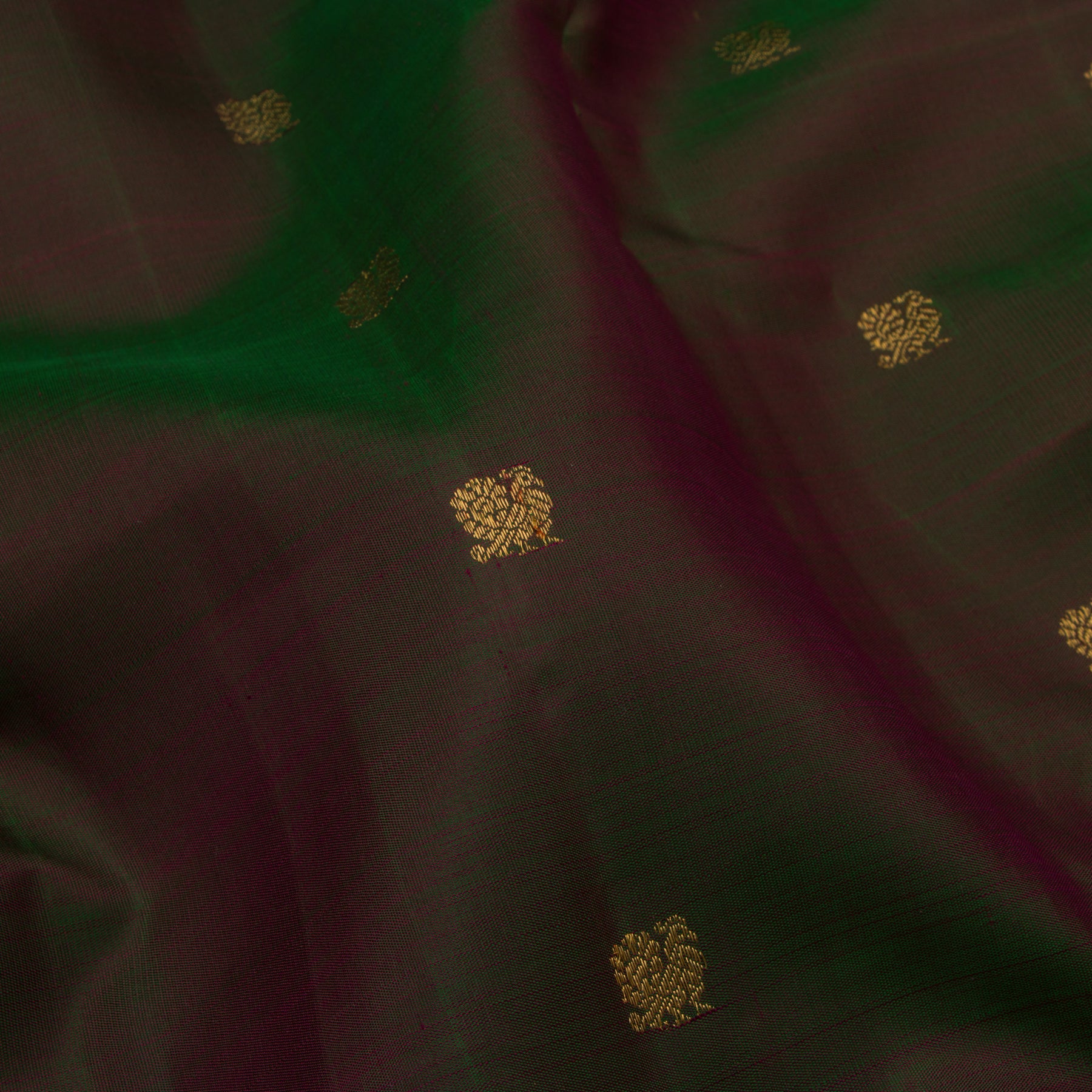 Kanakavalli Kanjivaram Silk Sari 23-595-HS001-03684 - Fabric View
