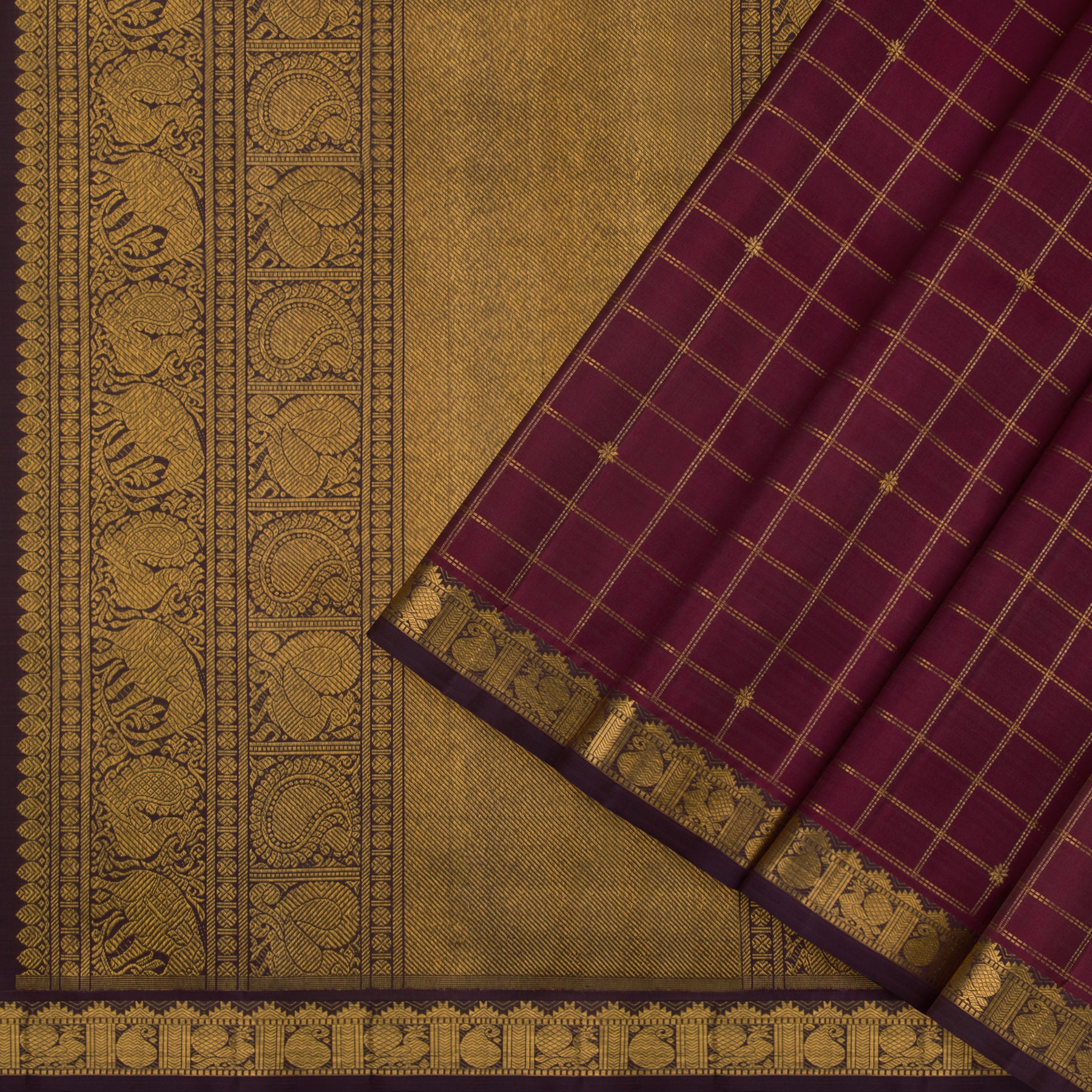 Kanakavalli Kanjivaram Silk Sari 23-595-HS001-03696 - Cover View