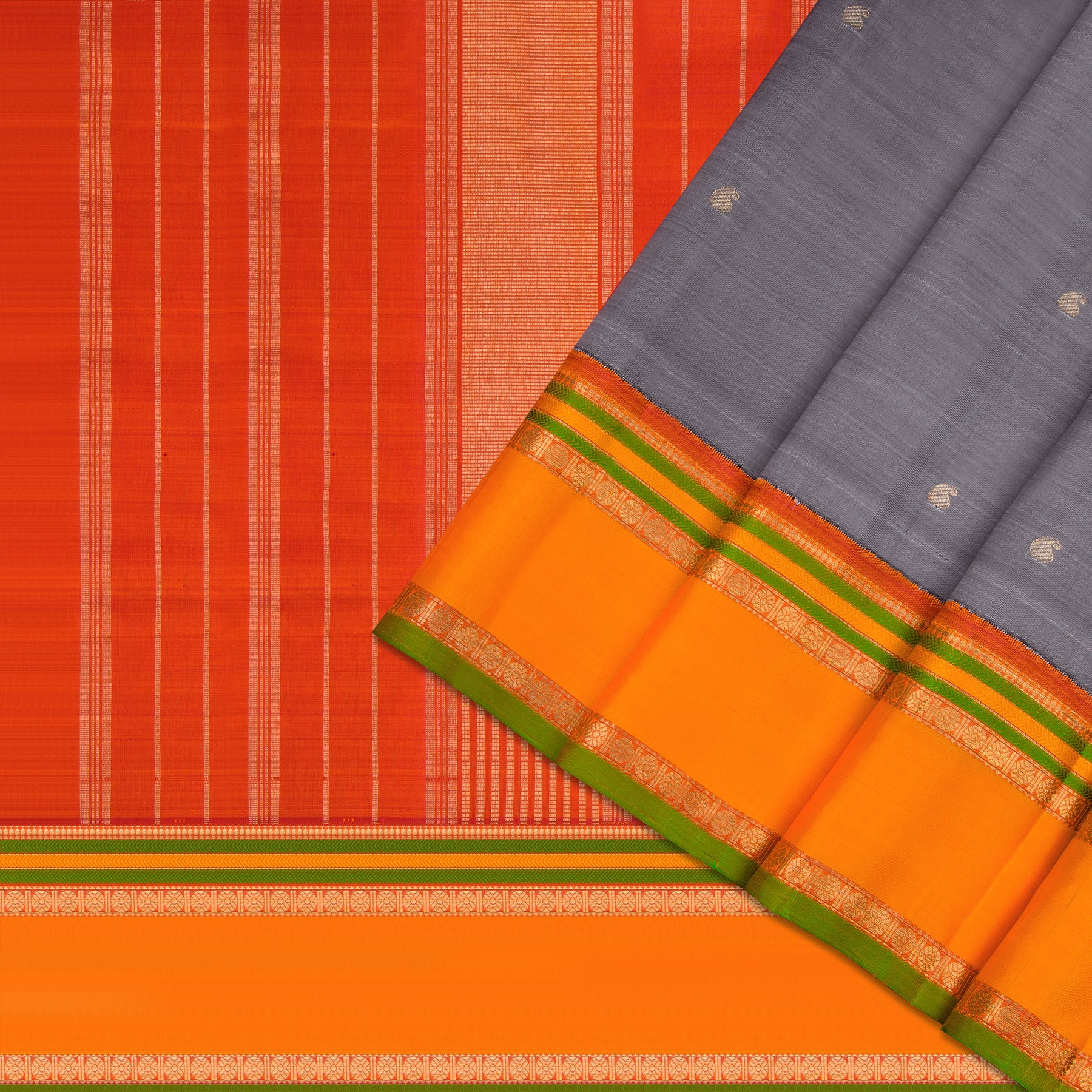 Kanakavalli Kanjivaram Silk Sari 23-595-HS001-03714 - Cover View