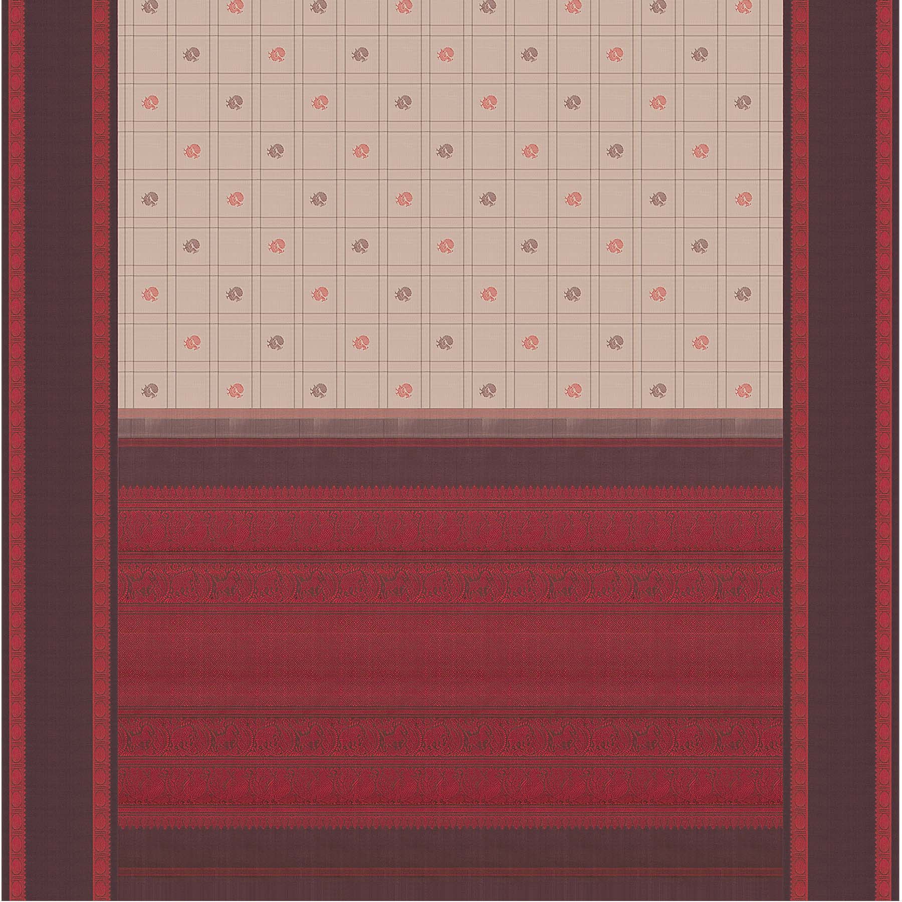 Kanakavalli Kanjivaram Silk Sari 23-595-HS001-03718 - Full View