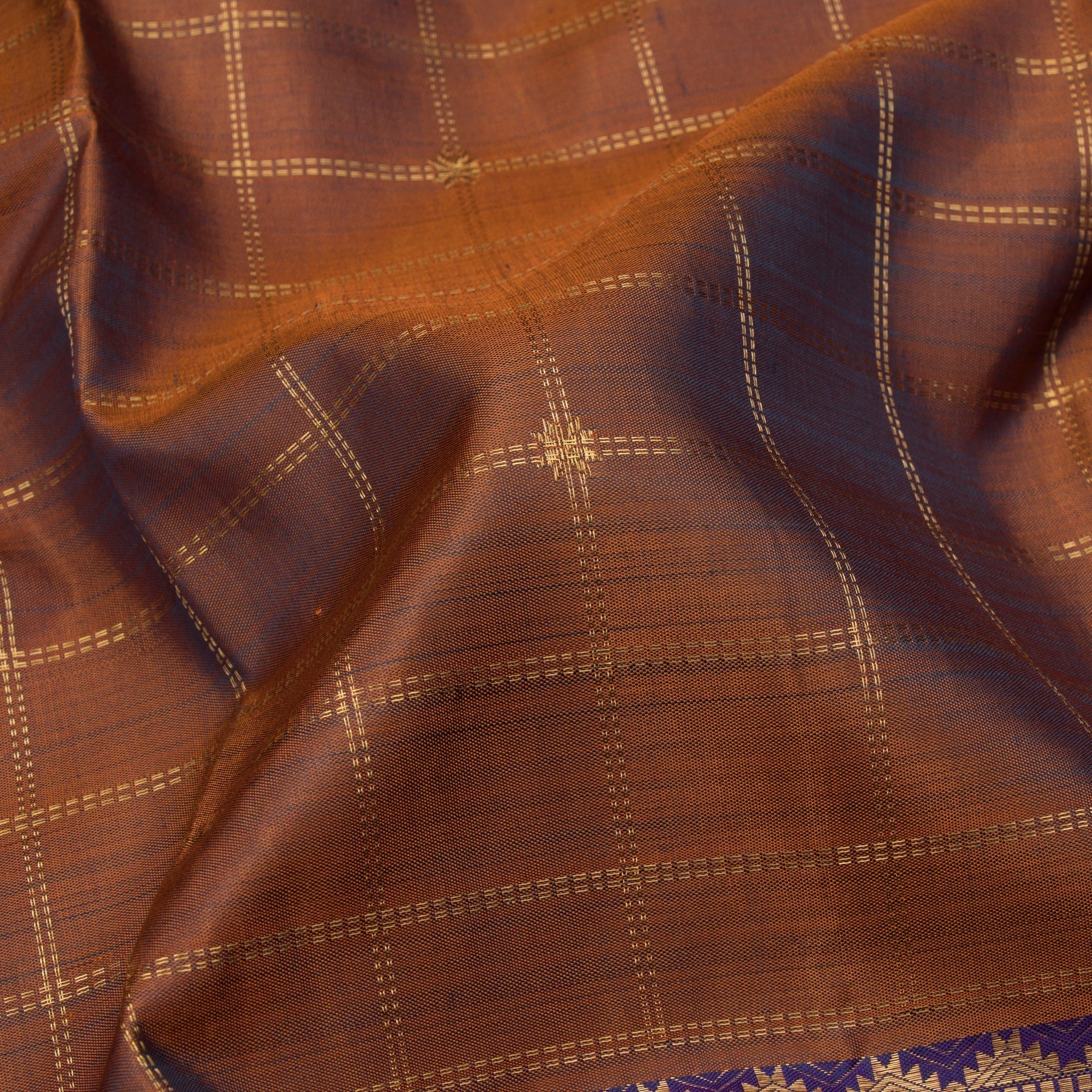 Kanakavalli Kanjivaram Silk Sari 23-595-HS001-06633 - Fabric View