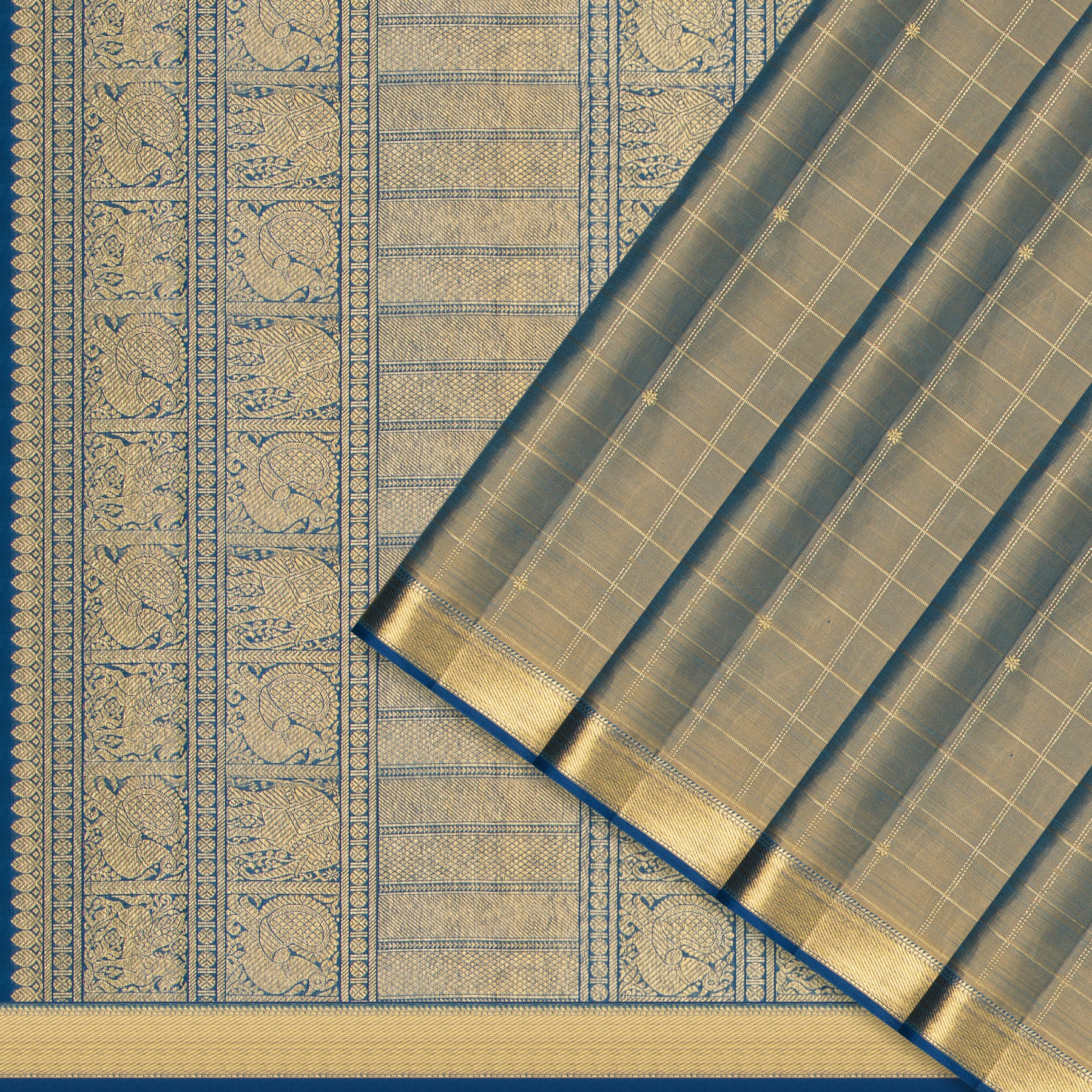 Kanakavalli Kanjivaram Silk Sari 23-595-HS001-09585 - Cover View