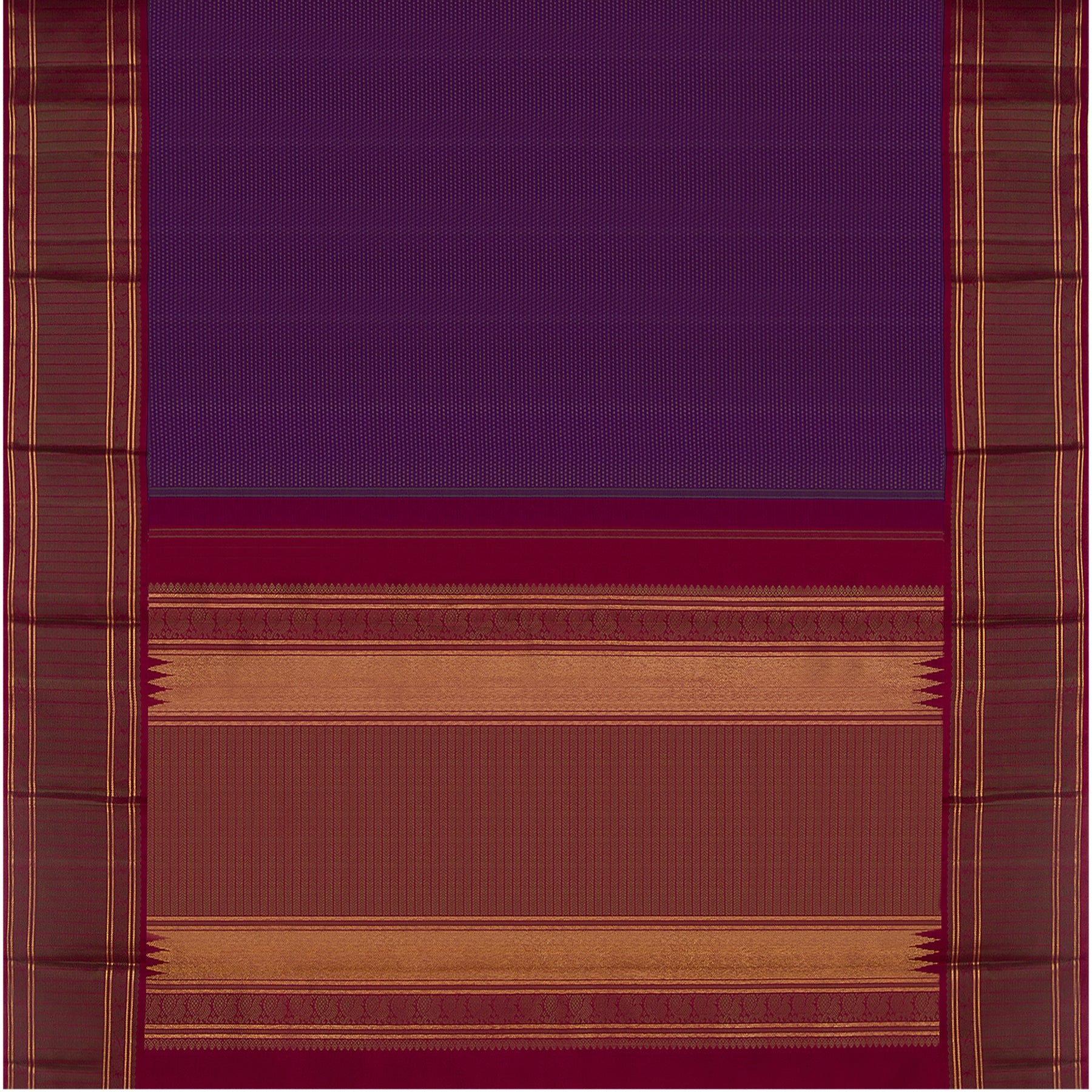 Kanakavalli Kanjivaram Silk Sari 23-595-HS001-10652 - Full View