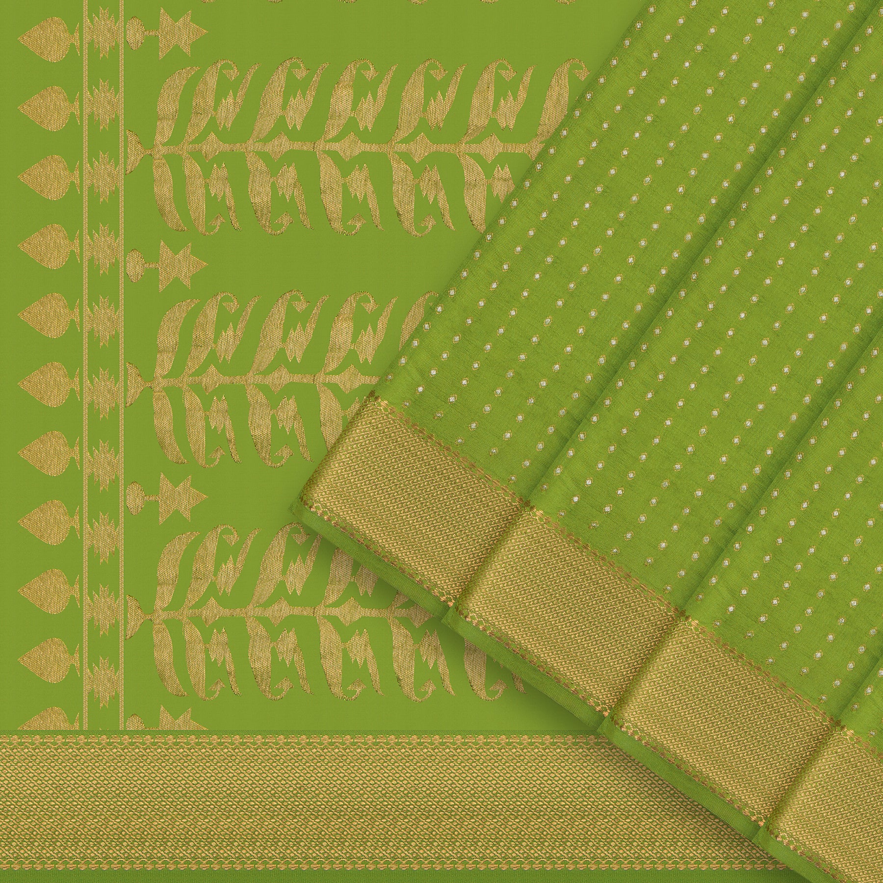 Kanakavalli Kanjivaram Silk Sari 23-595-HS001-10665 - Cover View