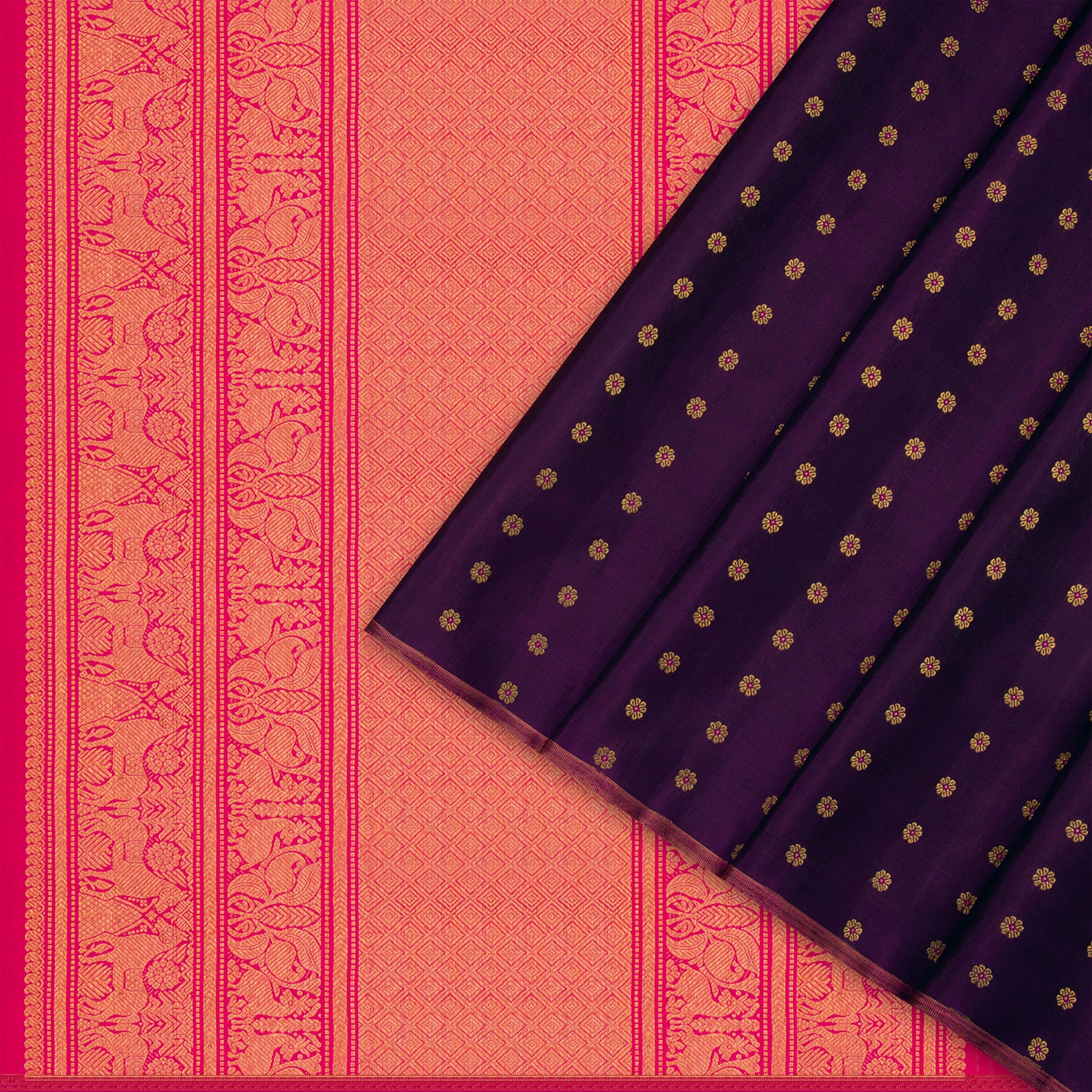 Kanakavalli Kanjivaram Silk Sari 23-595-HS001-11433 - Cover View