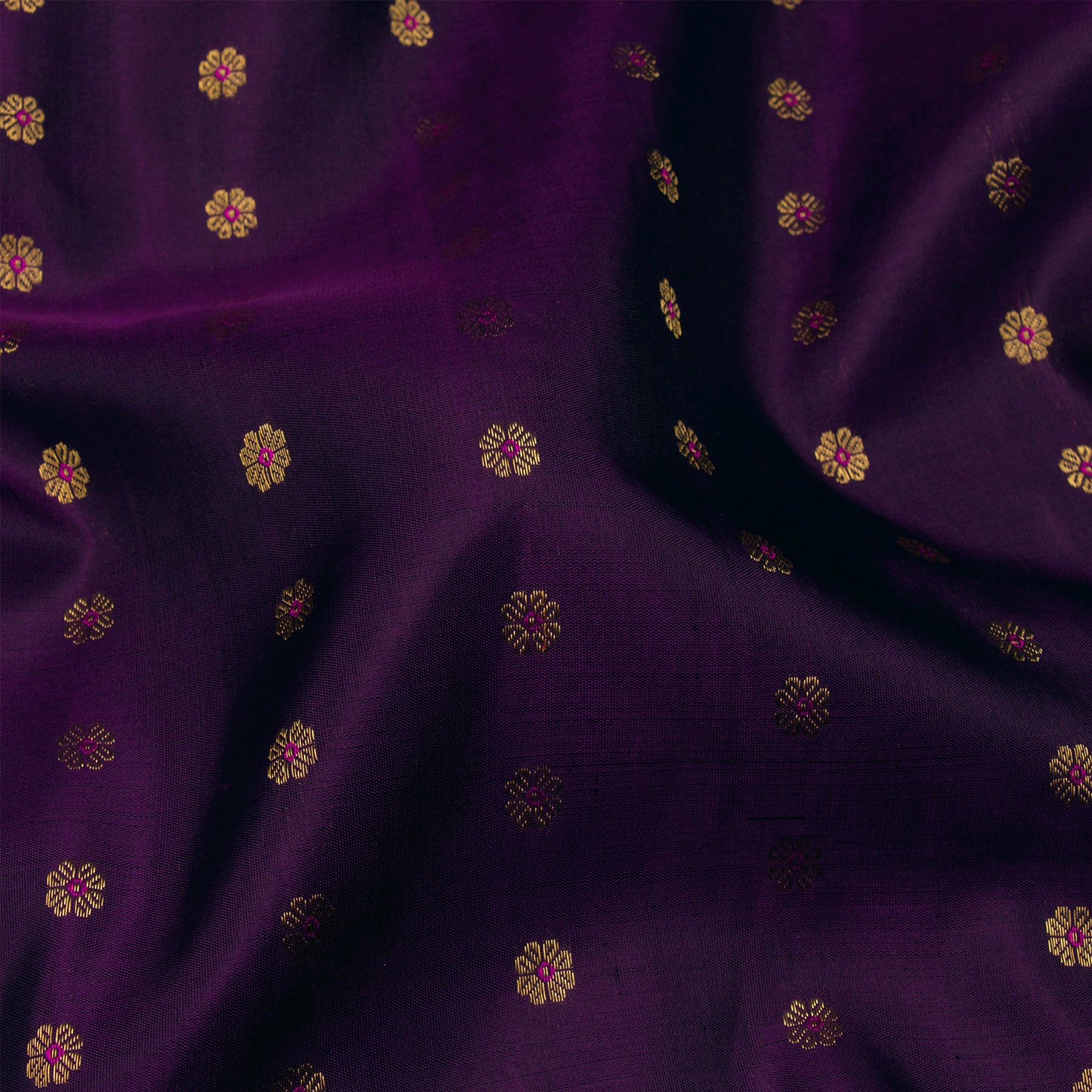 Kanakavalli Kanjivaram Silk Sari 23-595-HS001-11433 - Fabric View